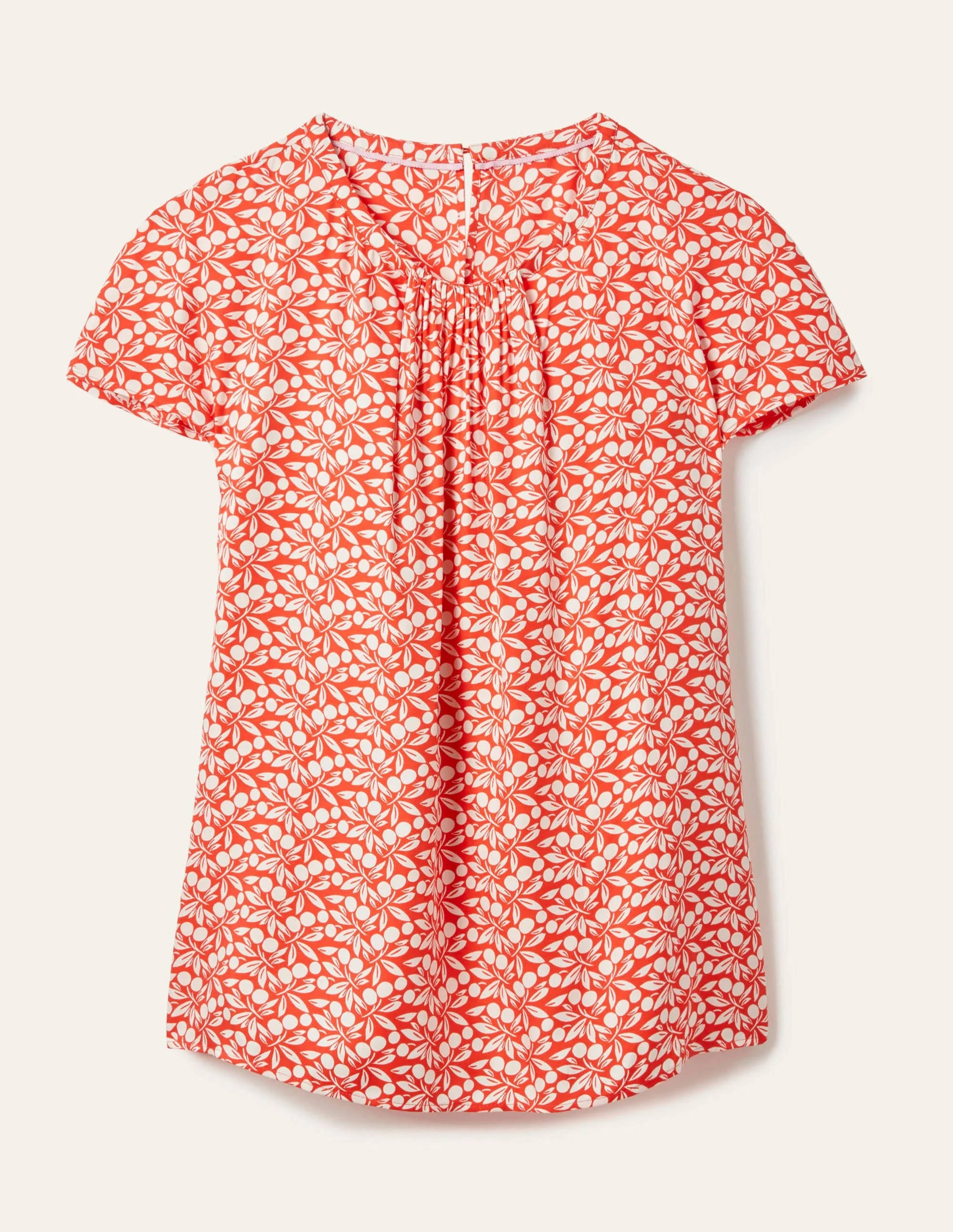 Florence Top-Cherry Red, Berry Branch - Image 1