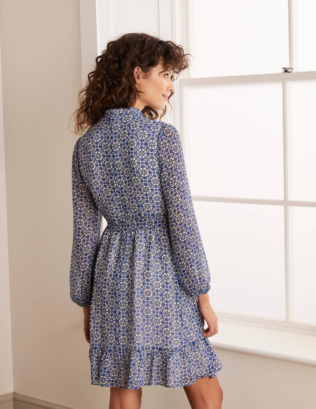 Lottie Belted Dress-Summit, Compass Knot - Image 3
