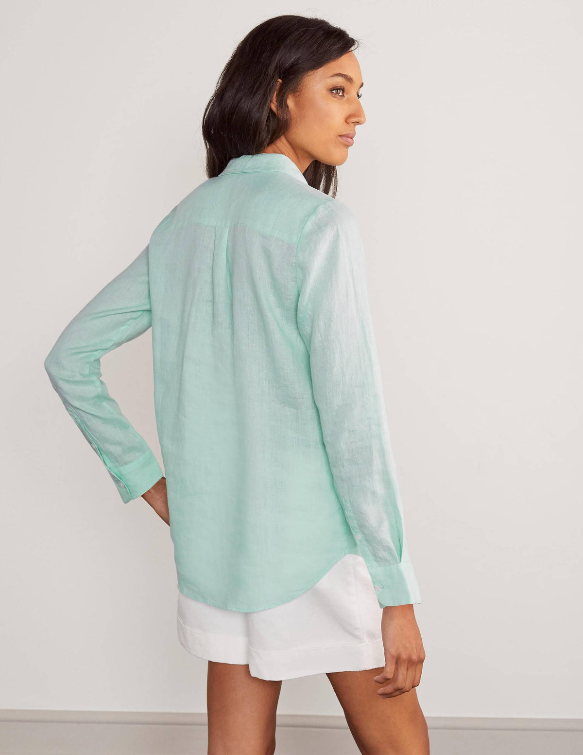 Linen Shirt-Spearmint - Image 2