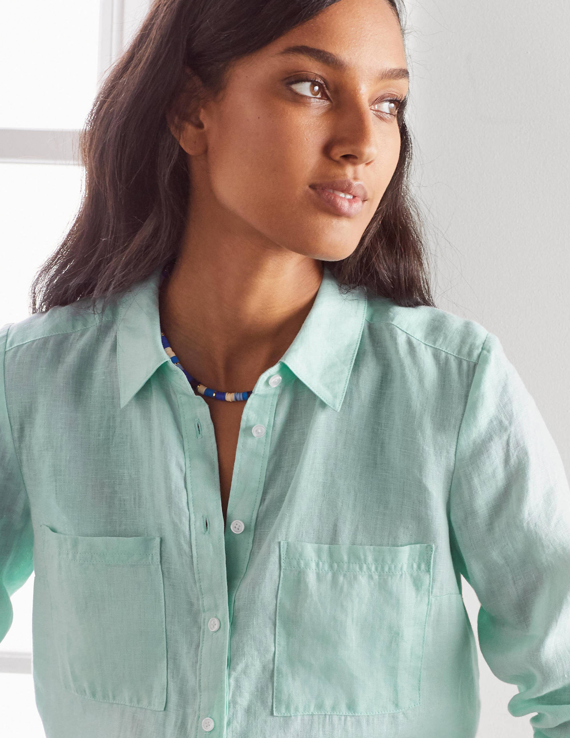 Linen Shirt-Spearmint - Image 3