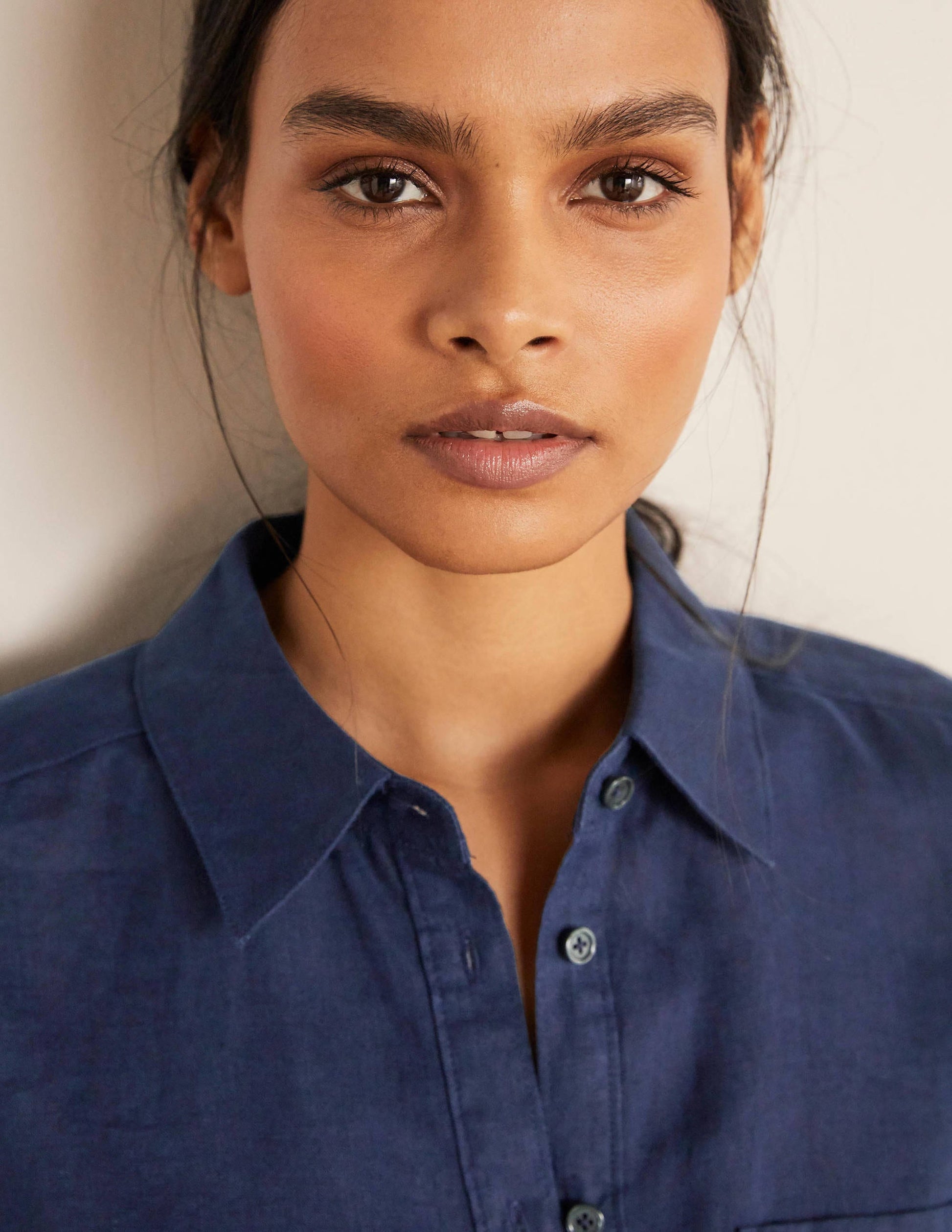 Linen Shirt-Navy-5