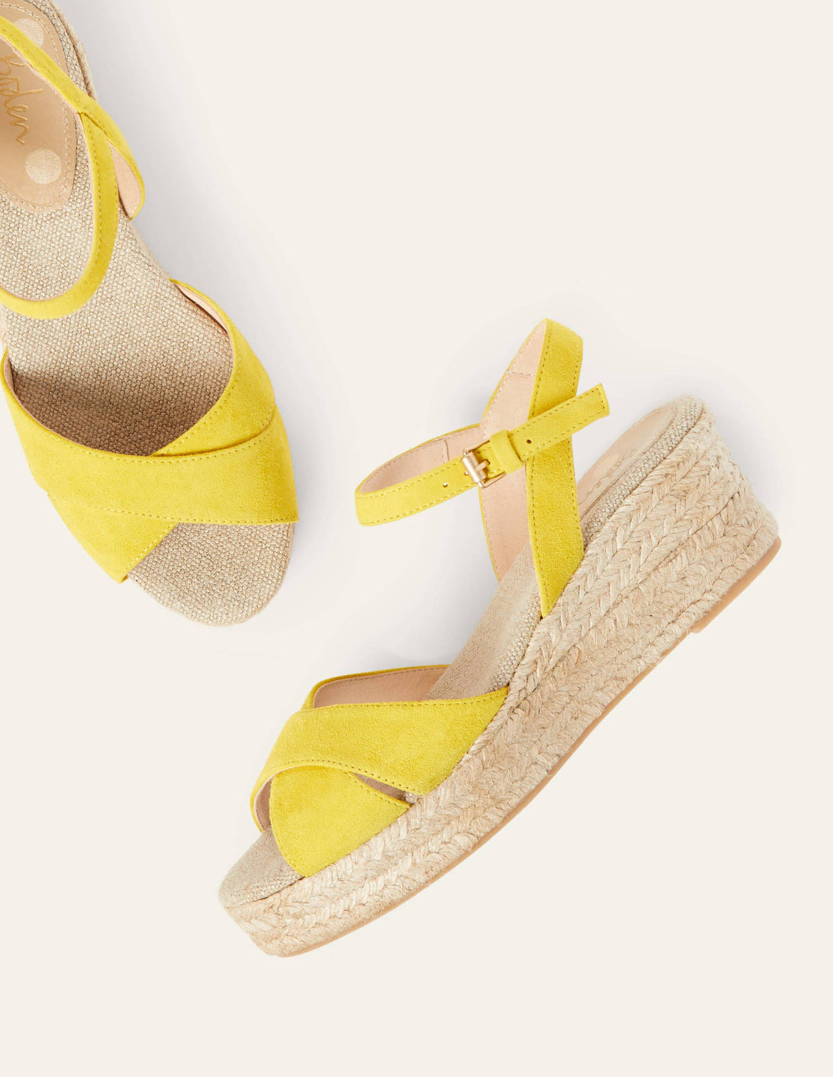 Jasmine Espadrille Wedges-Chartreuse - Image 1