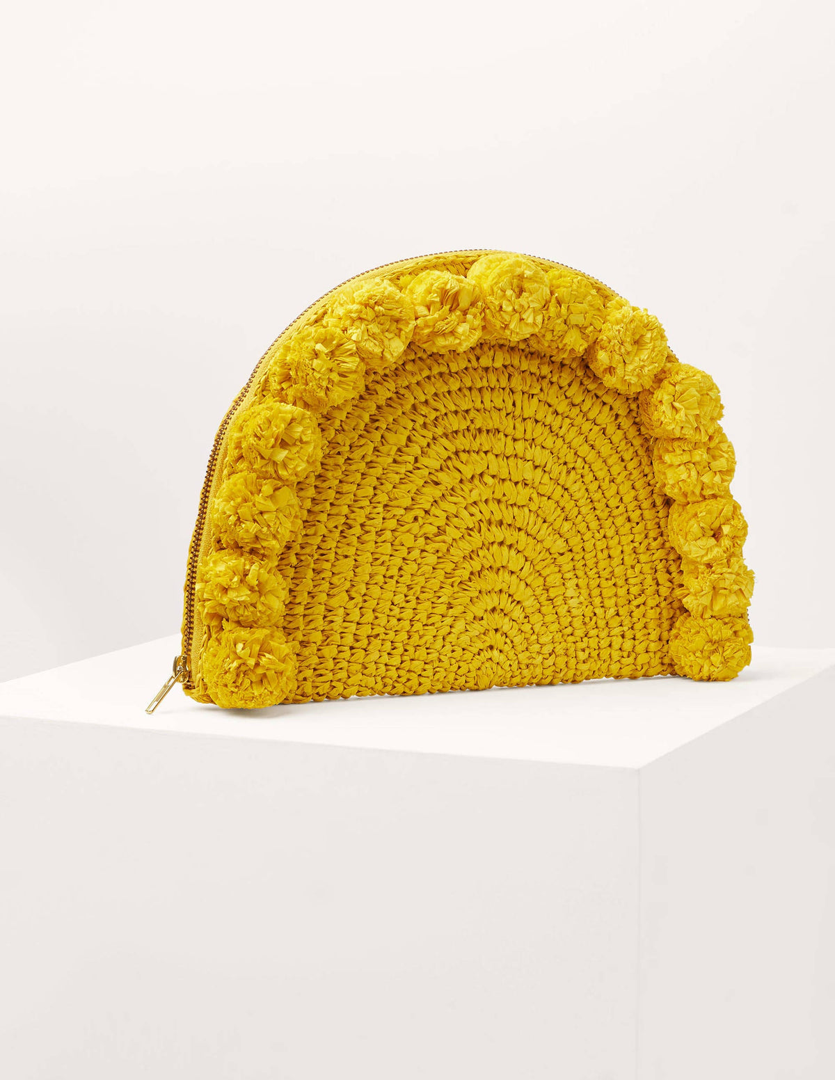 Christina Crochet Clutch-Daffodil - Image 1
