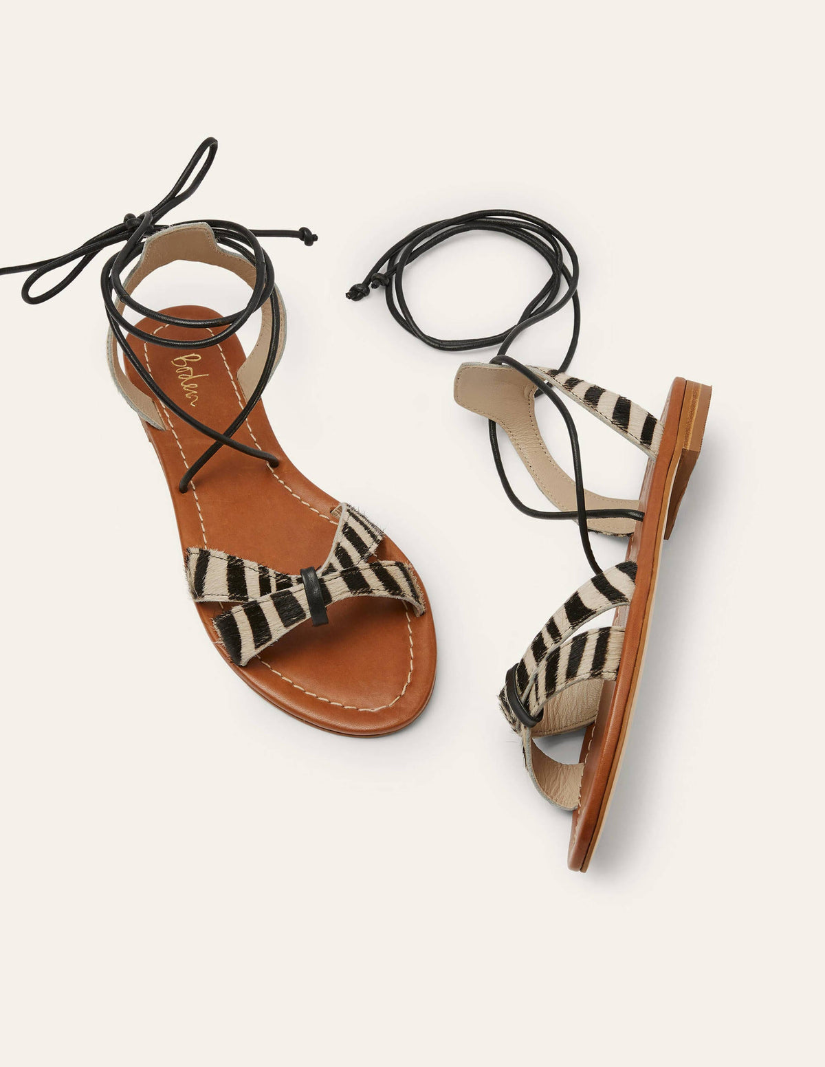 Amelie Sandals-Zebra - Image 1
