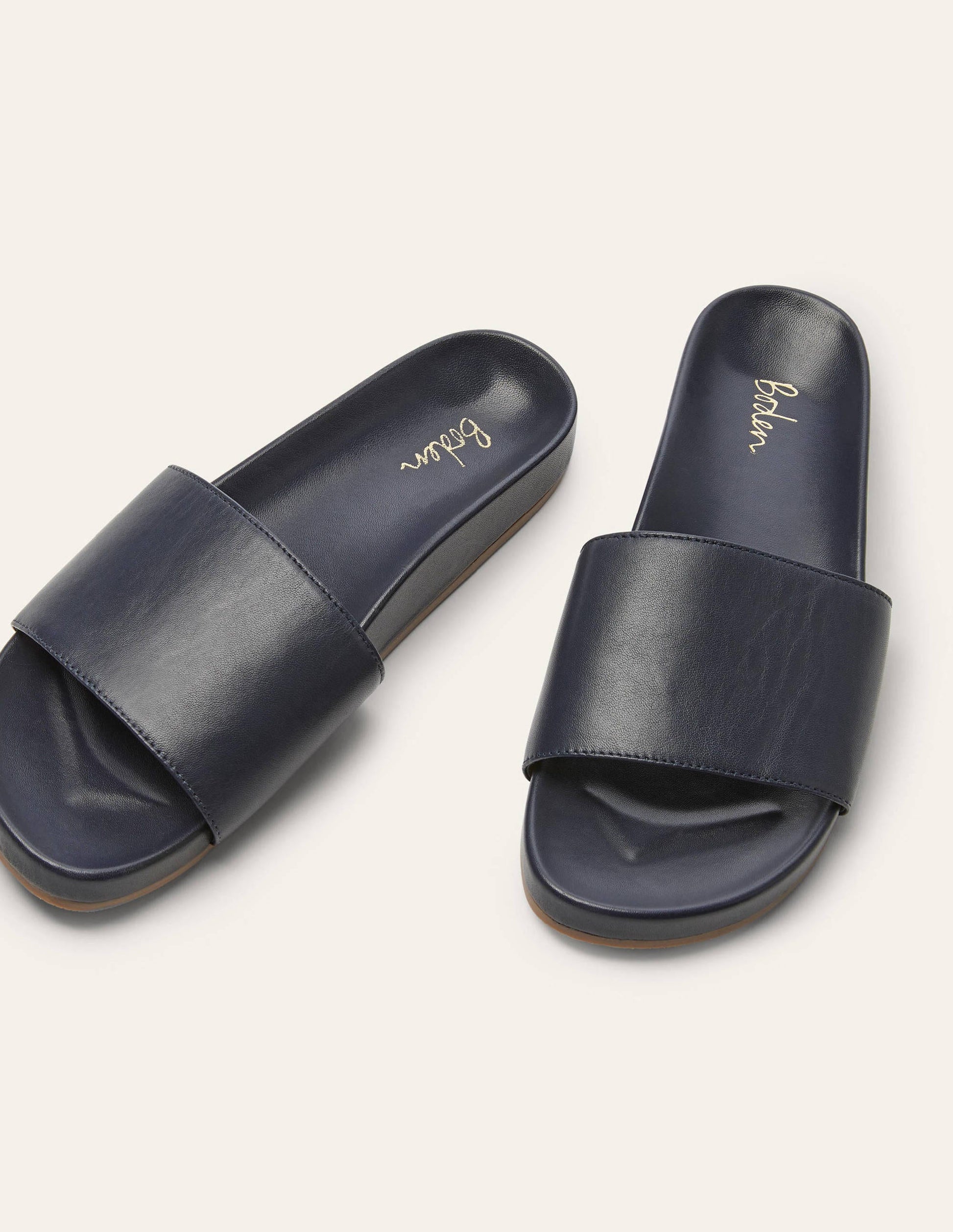 Elsie Mule Sandals-Navy-1
