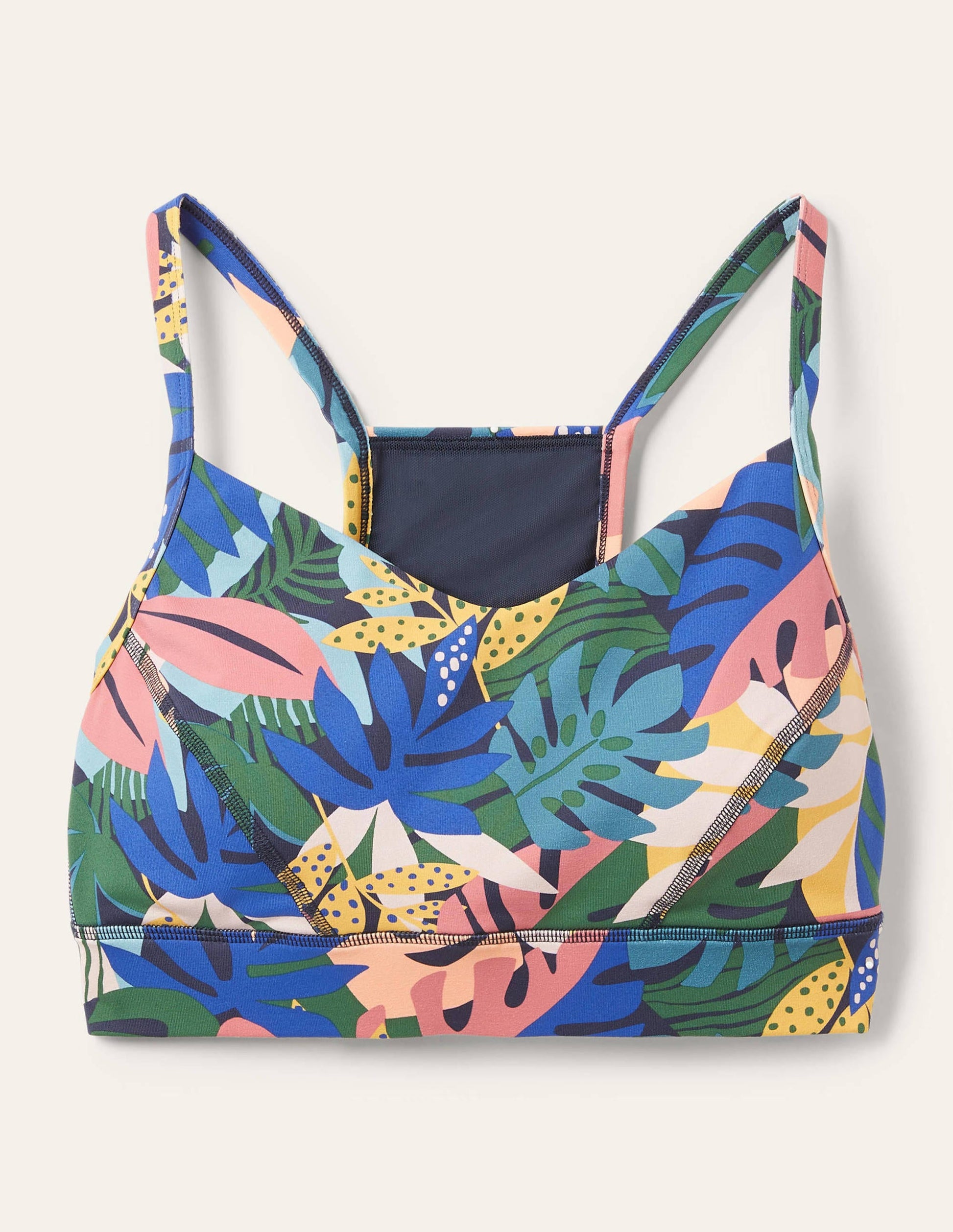 Jessica Active Bra-Navy, Leafy Tropics-5