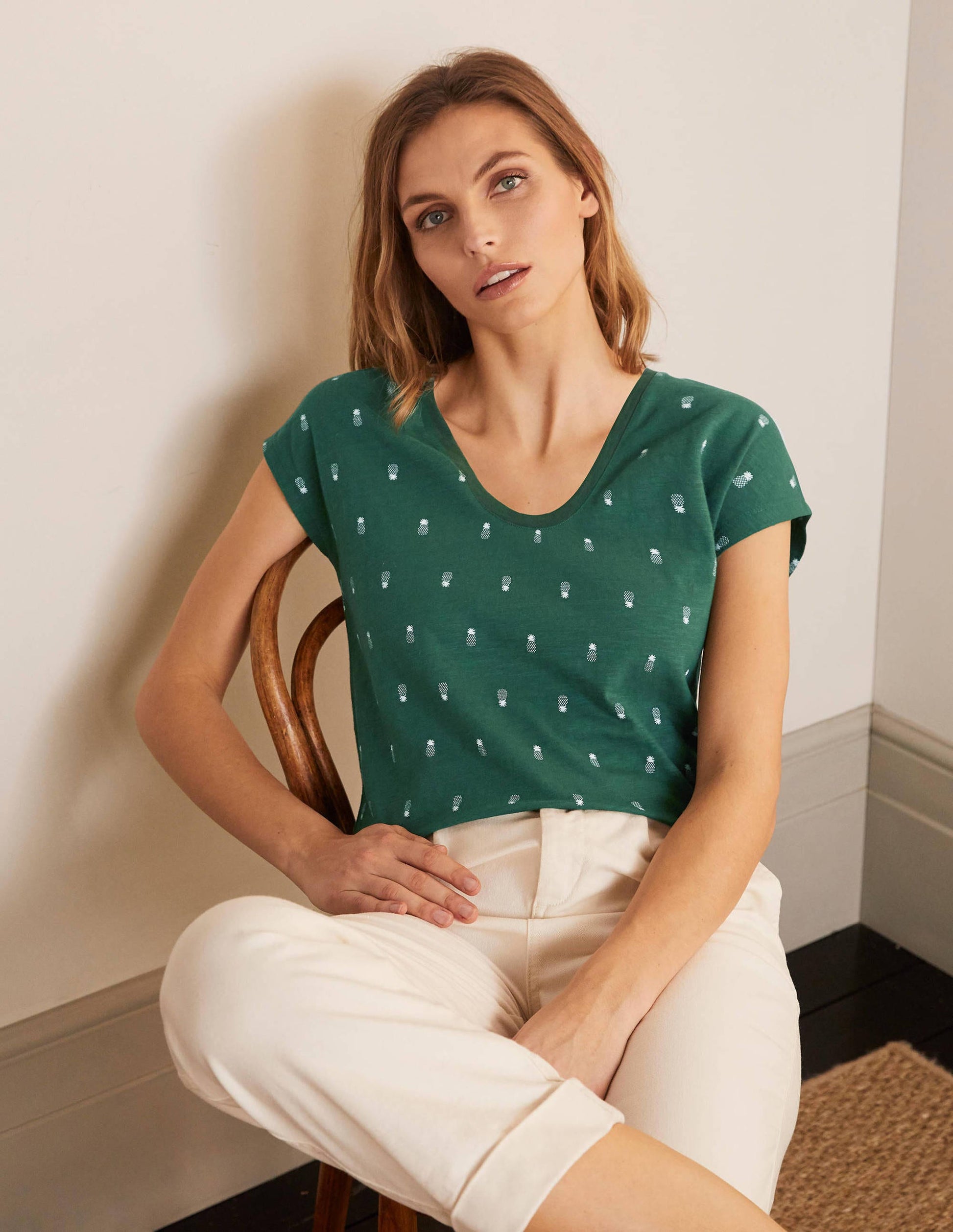 Fun Voop Tee-Palm Leaf, Pineapple-1