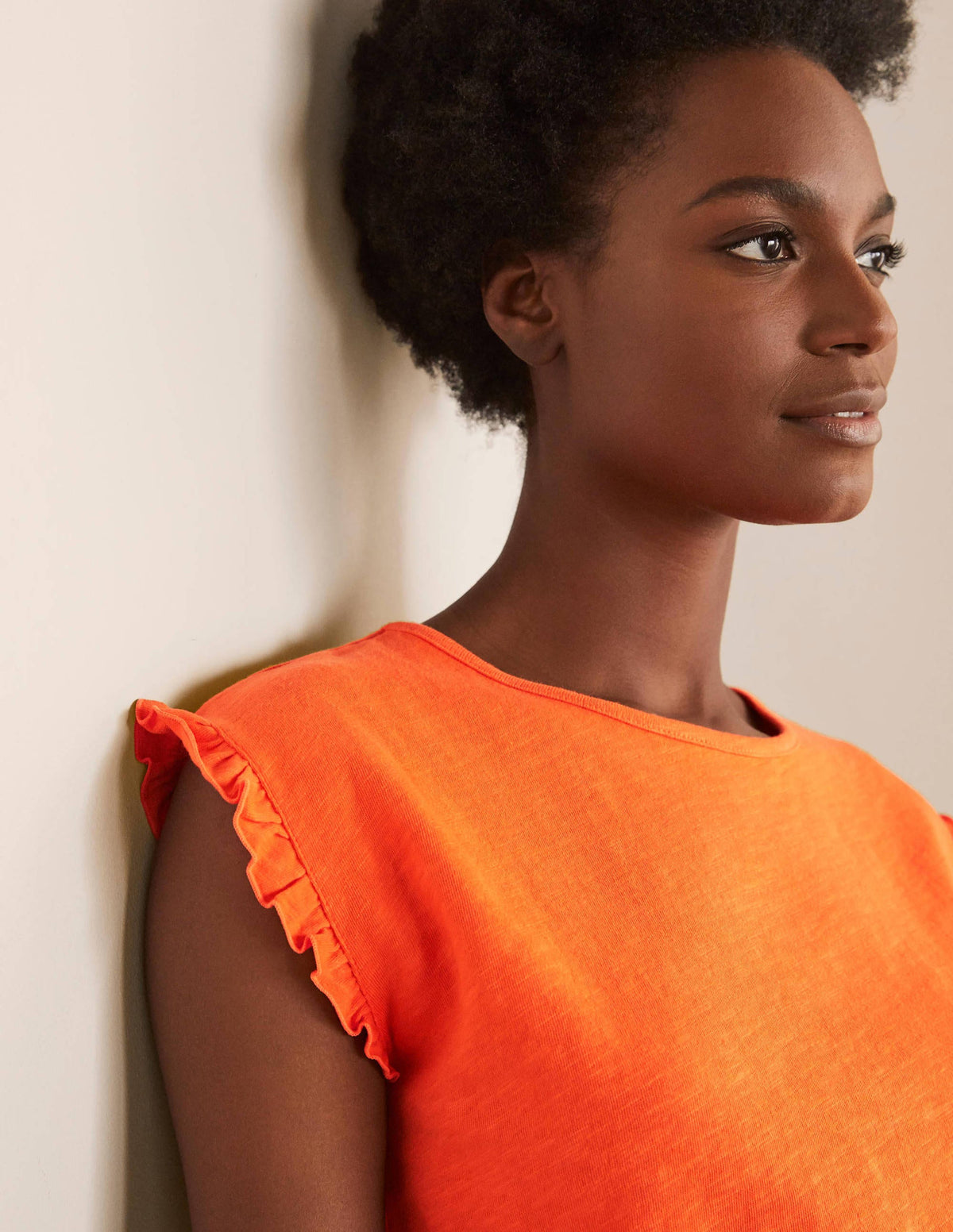 Faye Jersey Top-Satsuma - Image 4