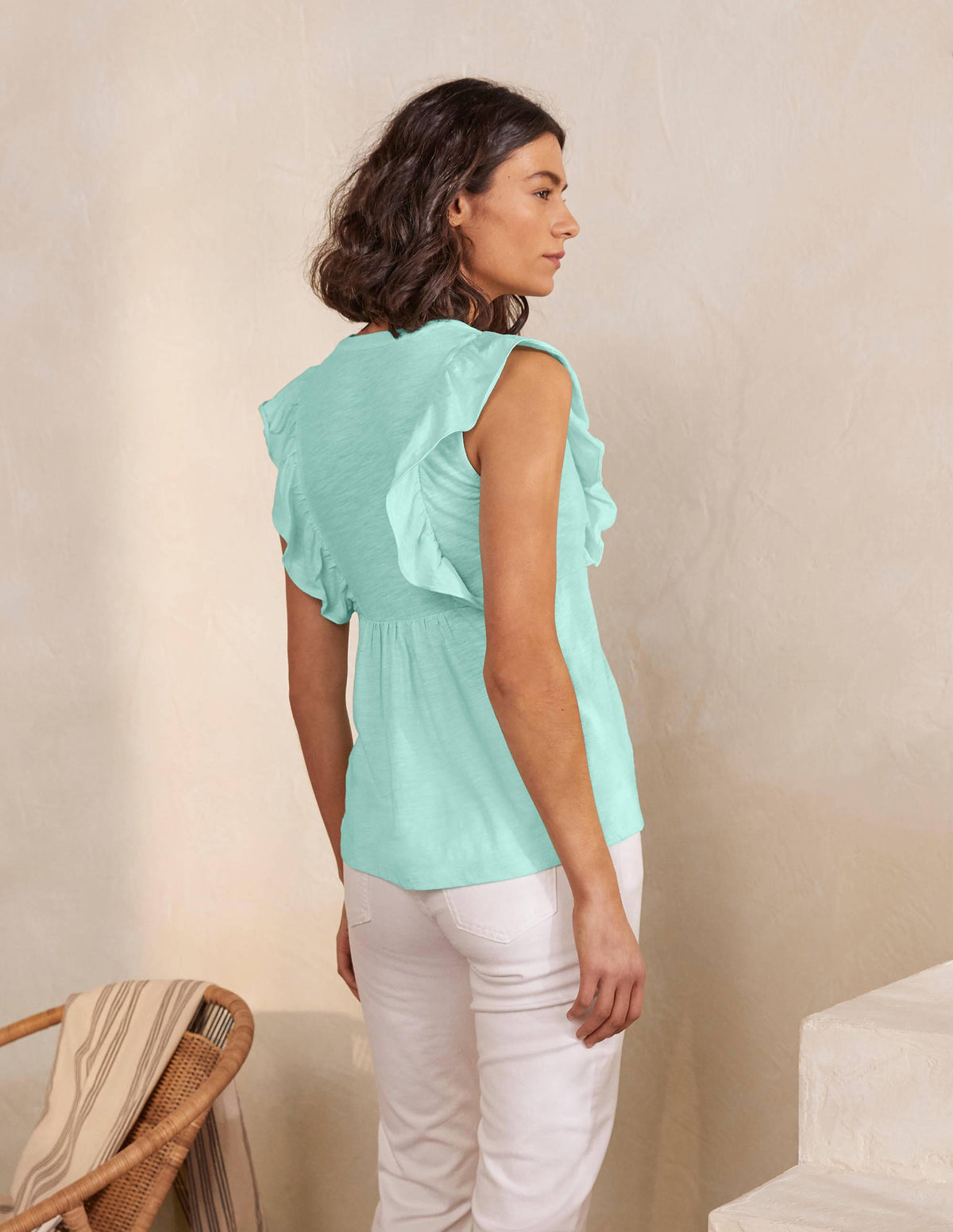 Judith Jersey Top-Spearmint - Image 3