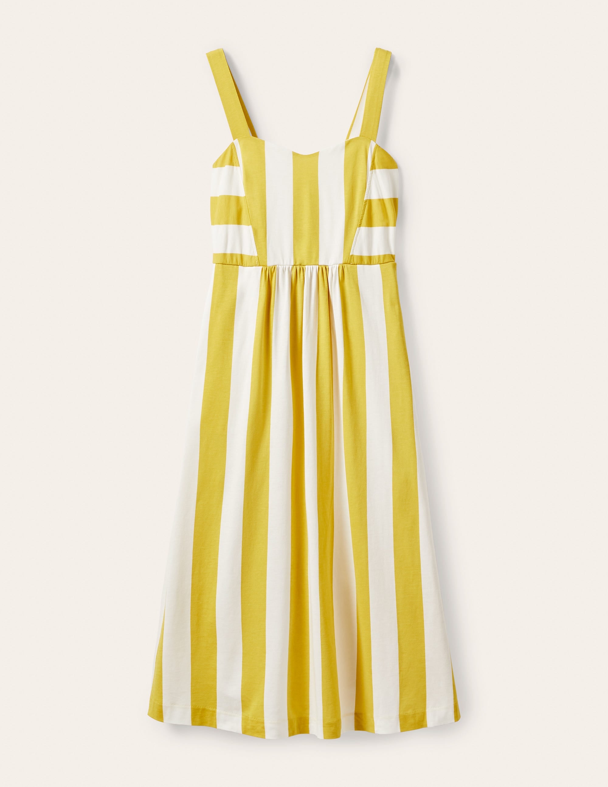 Lucy Jersey Stripe Dress-Chartreuse Ivory Stripe - Image 7