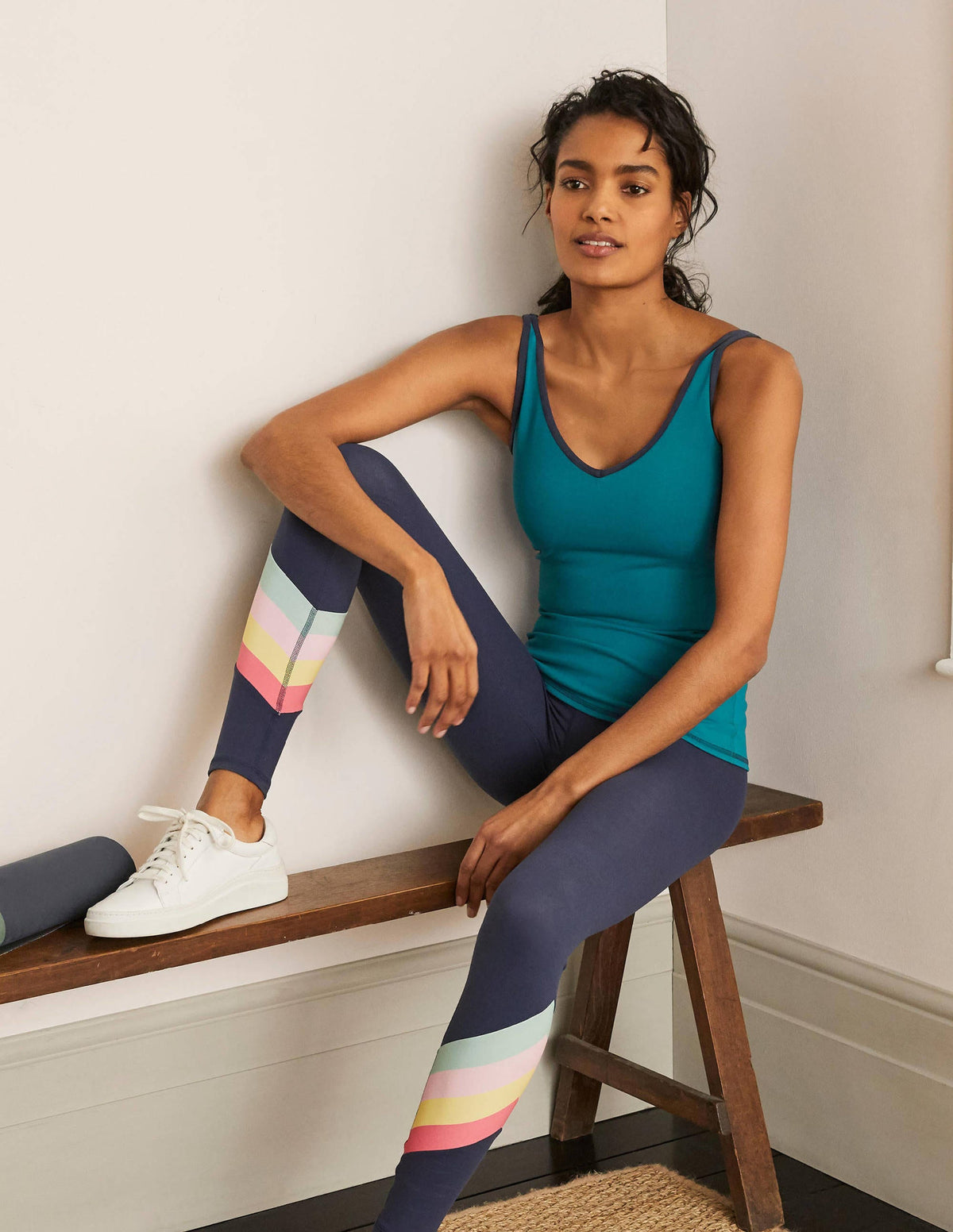 Bettina Active Tank-Teal - Image 1