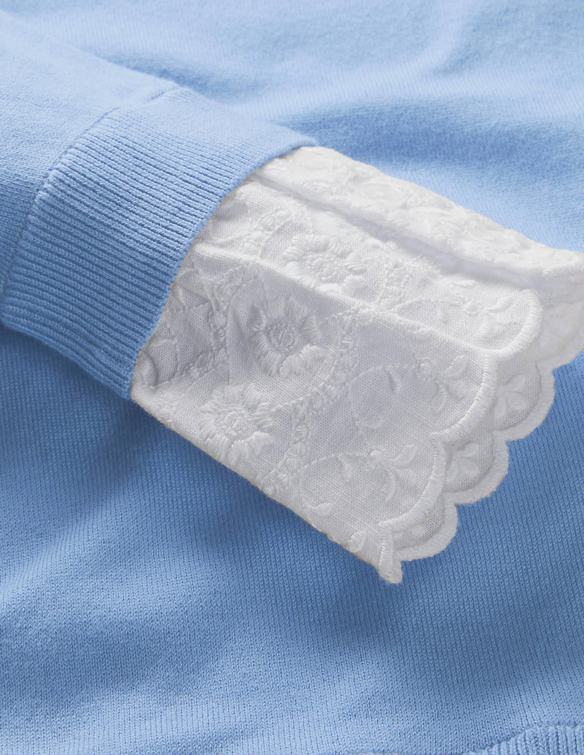 Lauderdale Frill Sweater-Hazy Blue-6