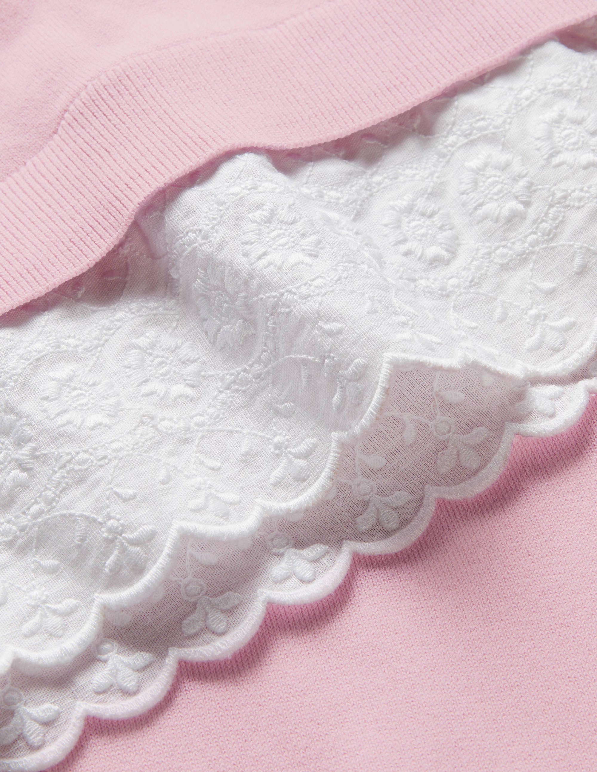 Lauderdale Frill Sweater-Soft Peony - Image 5