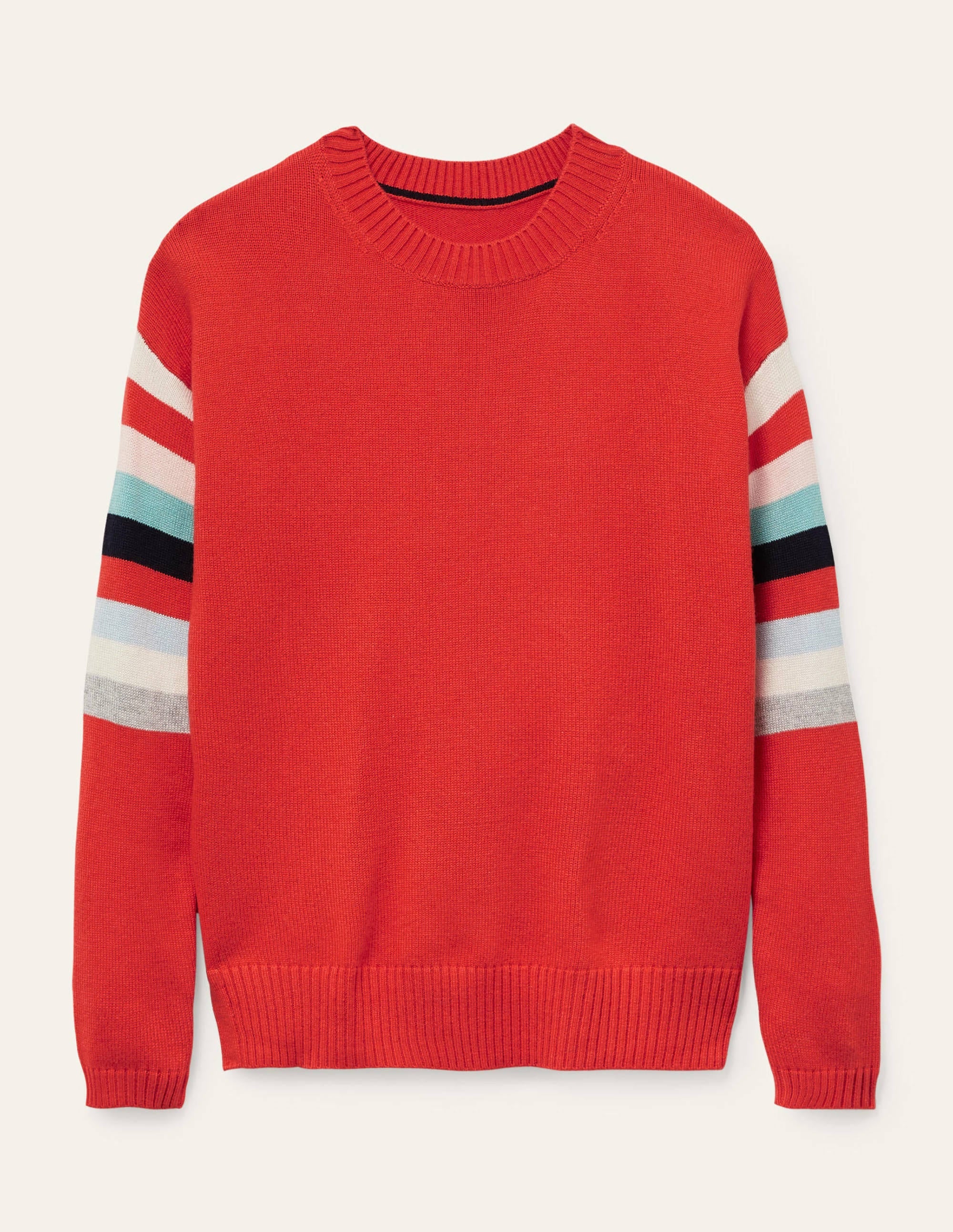 Lennox Relaxed Sweater-Cherry Red - Image 5