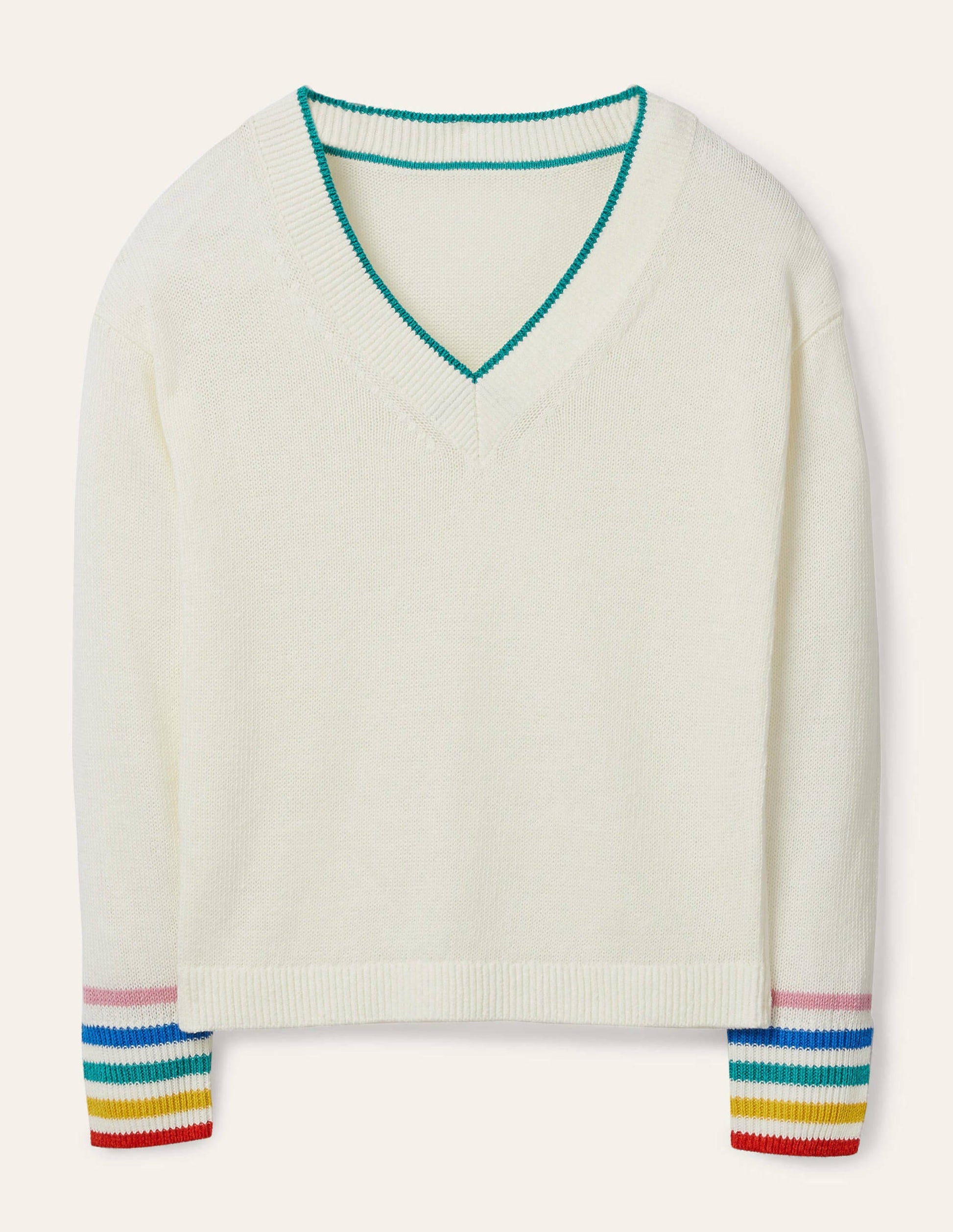 Bamburgh Relaxed Sweater-Ivory-6