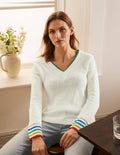 Bamburgh Relaxed Sweater-Ivory