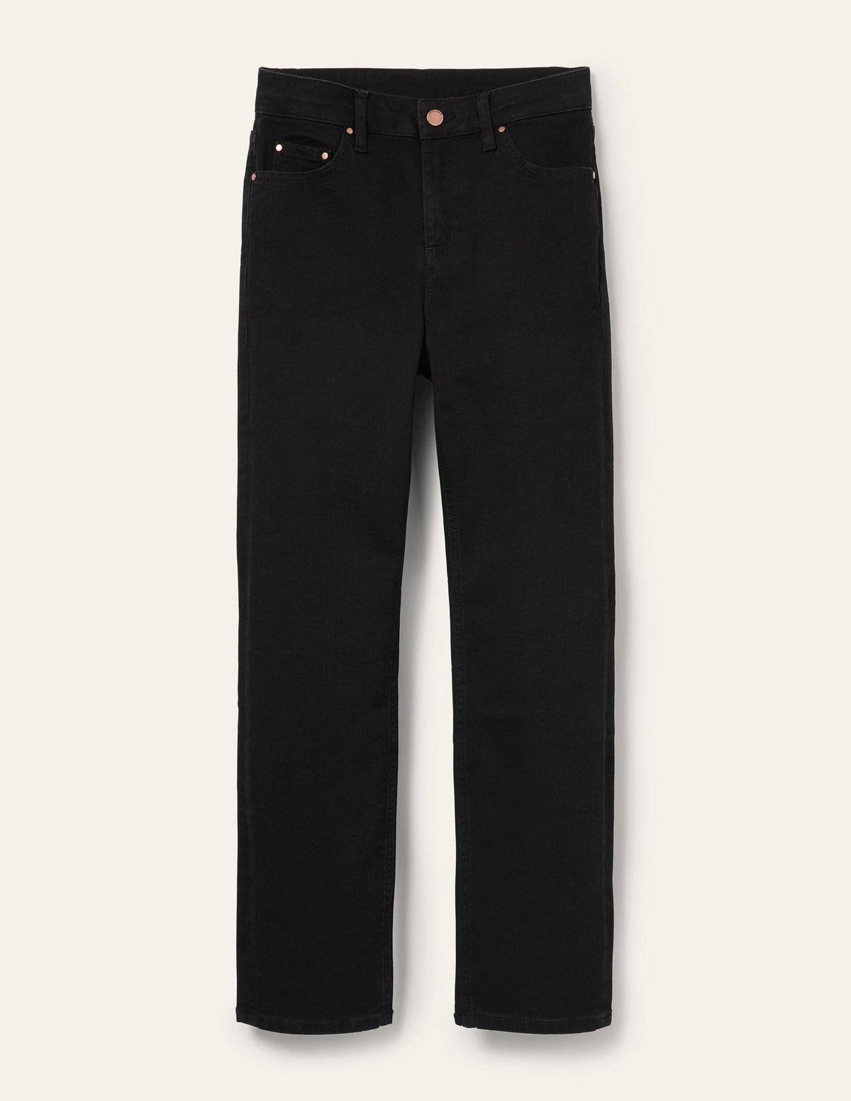Slim Straight Ankle Skimmers-Black - Image 5