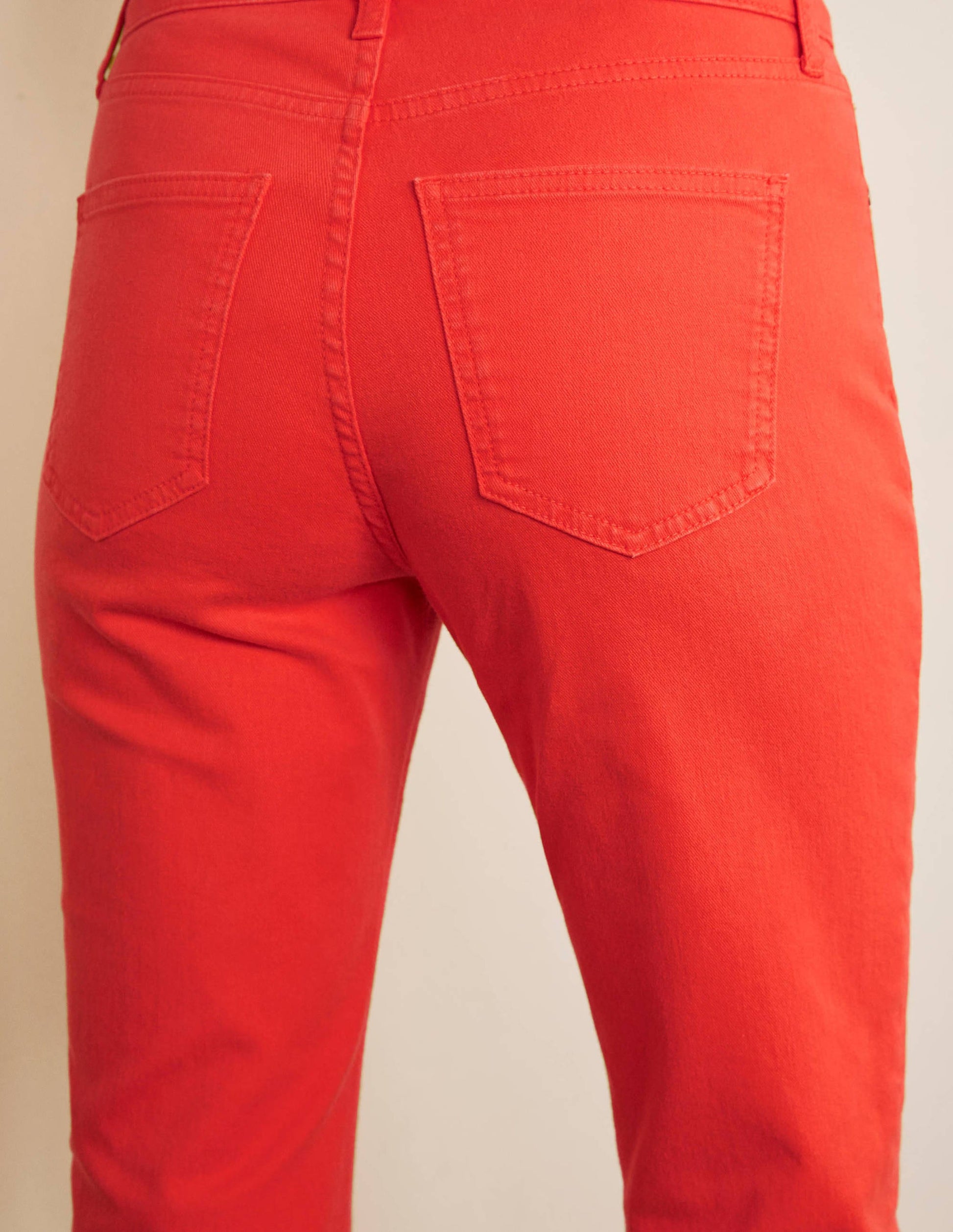 Slim Straight Ankle Skimmers-Cherry Red-4