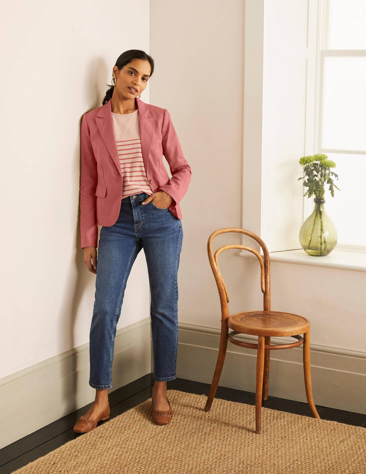 Framlingham Blazer-Dusty Red-5