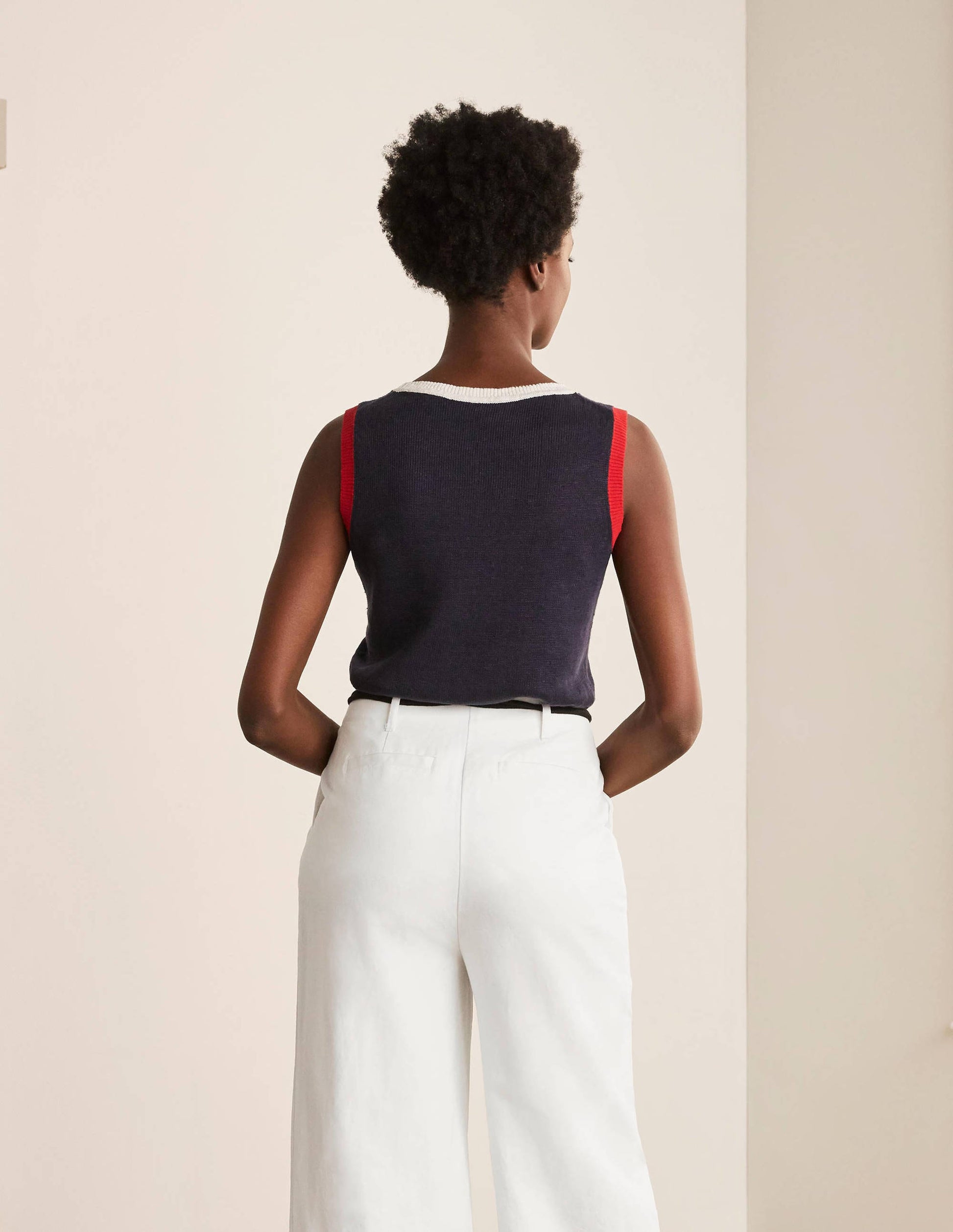 Portree Belted Pants-White-2