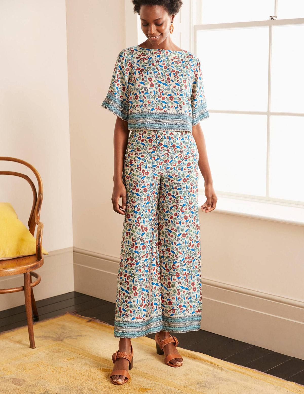 Elizabeth Pants-Ivory, Trailing Posy - Image 2