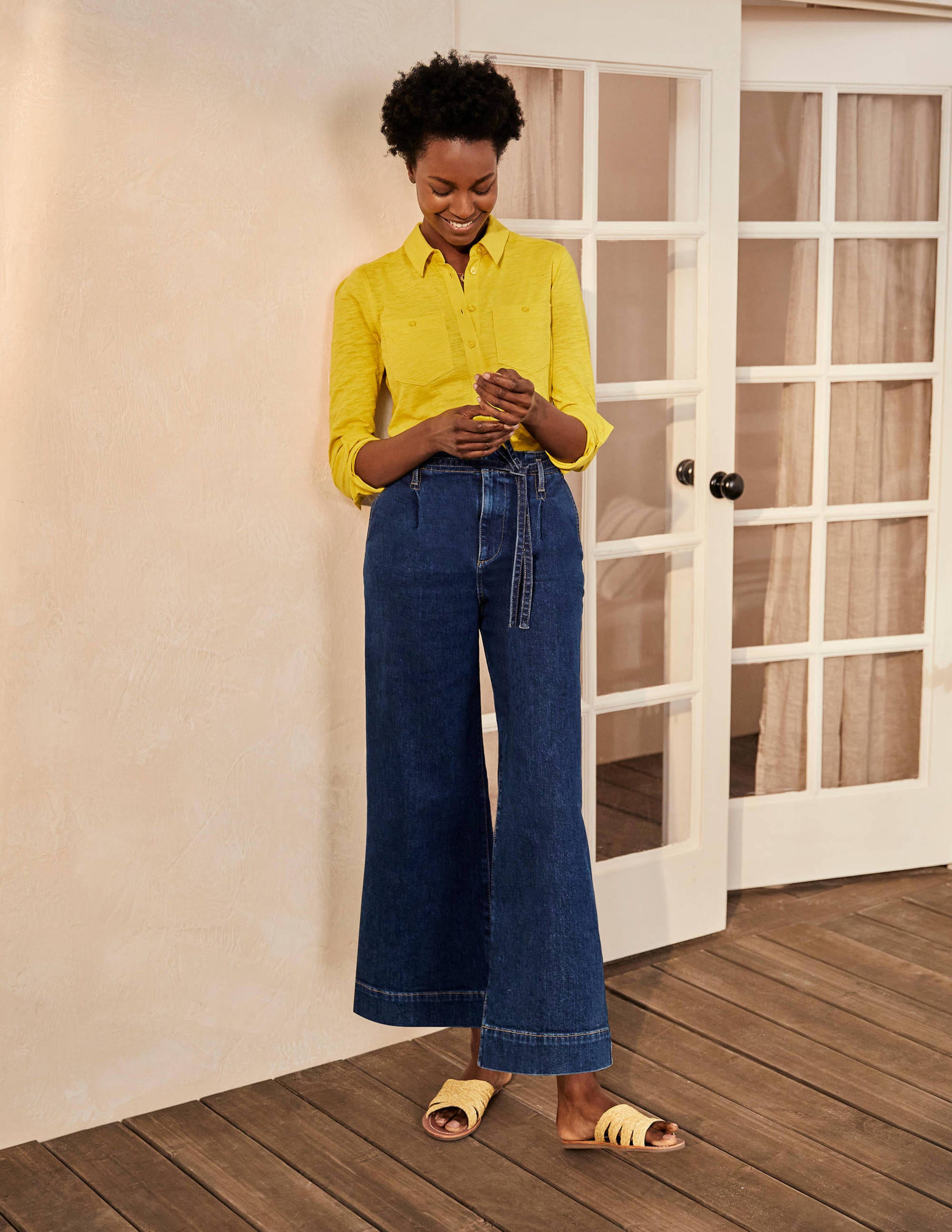 Wide Leg Culottes-Mid Vintage - Image 2