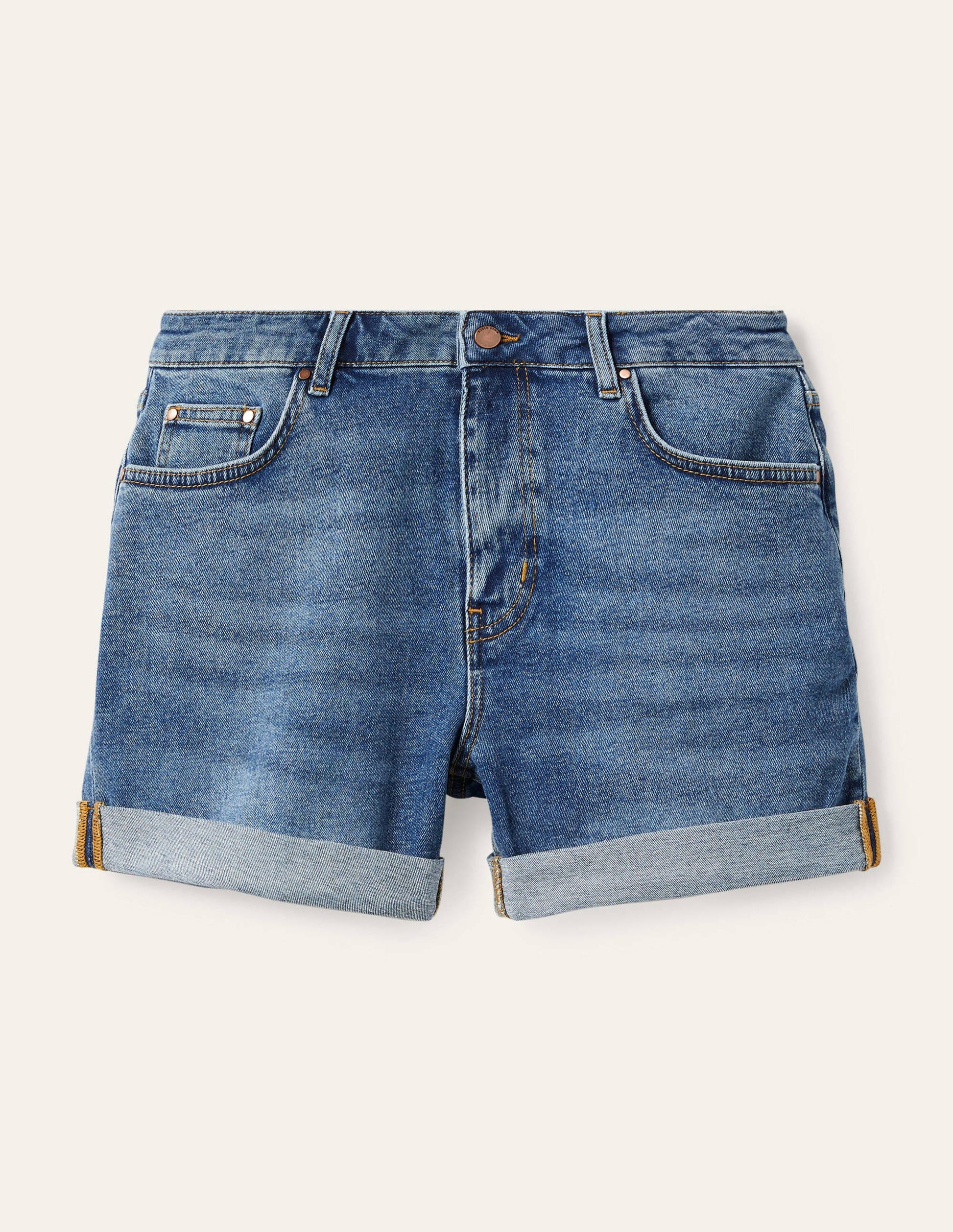 Devon Shorts-Mid Vintage Denim-6