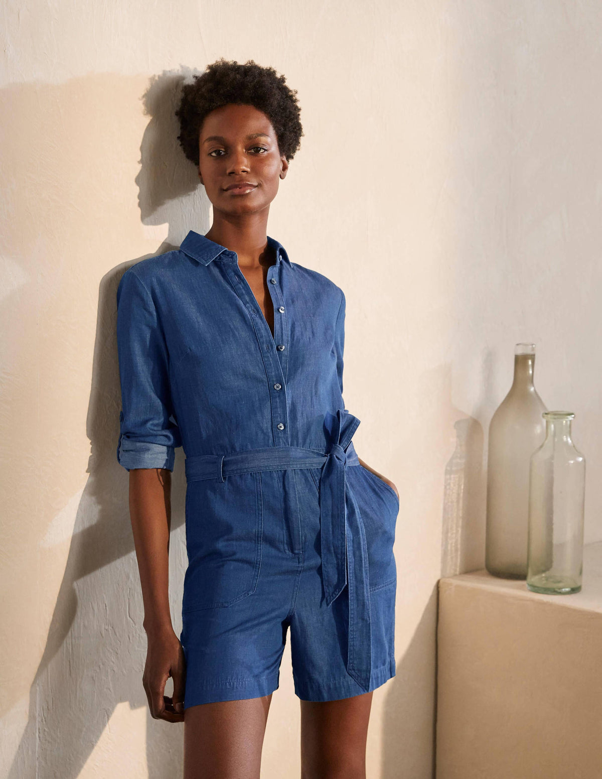 Cosima Romper-Chambray-1