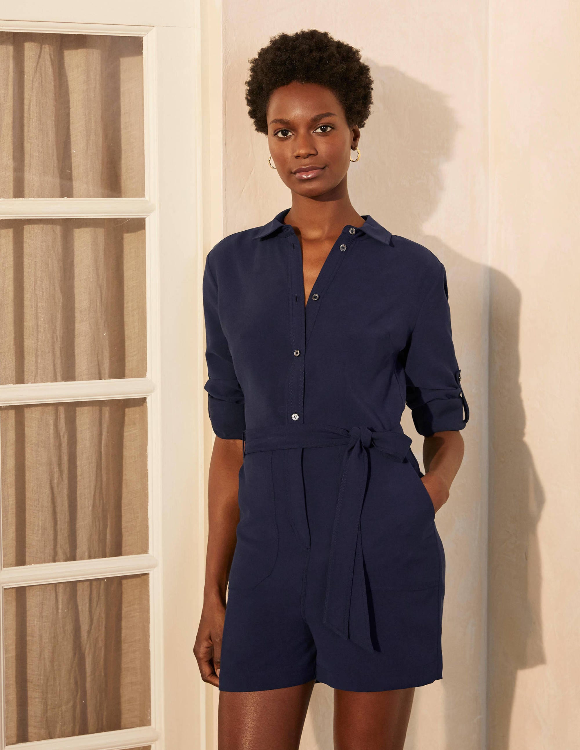 Cosima Romper-Navy - Image 5