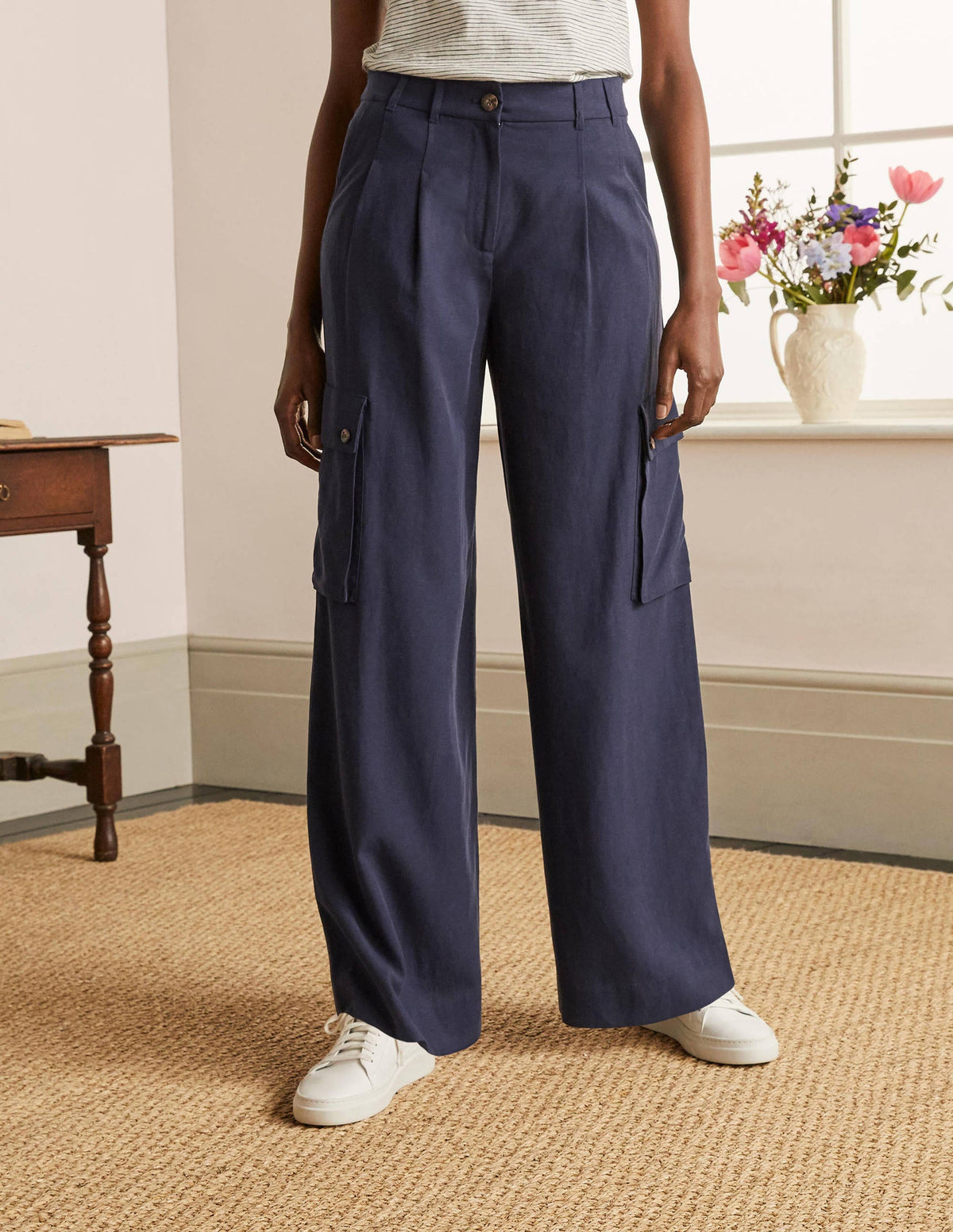 Ailesbury Cargo Pants-Navy - Image 1