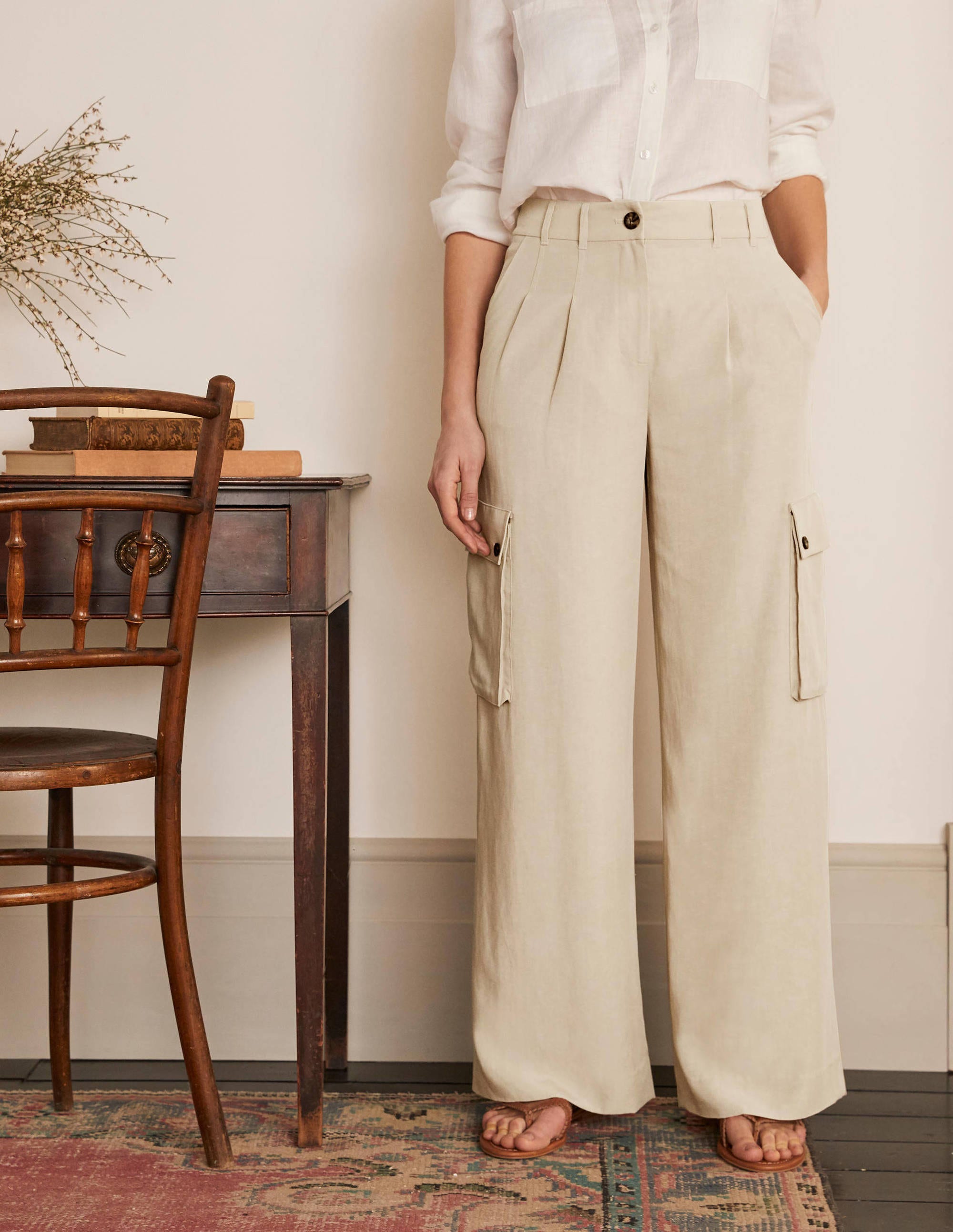 Ailesbury Cargo Pants-Sand - Image 1