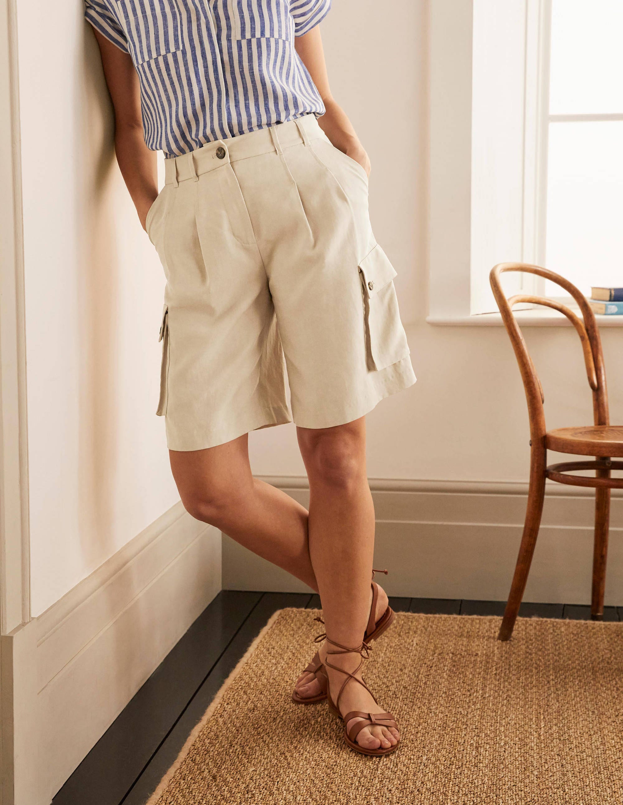 Ailesbury Cargo Shorts-Sand - Image 2
