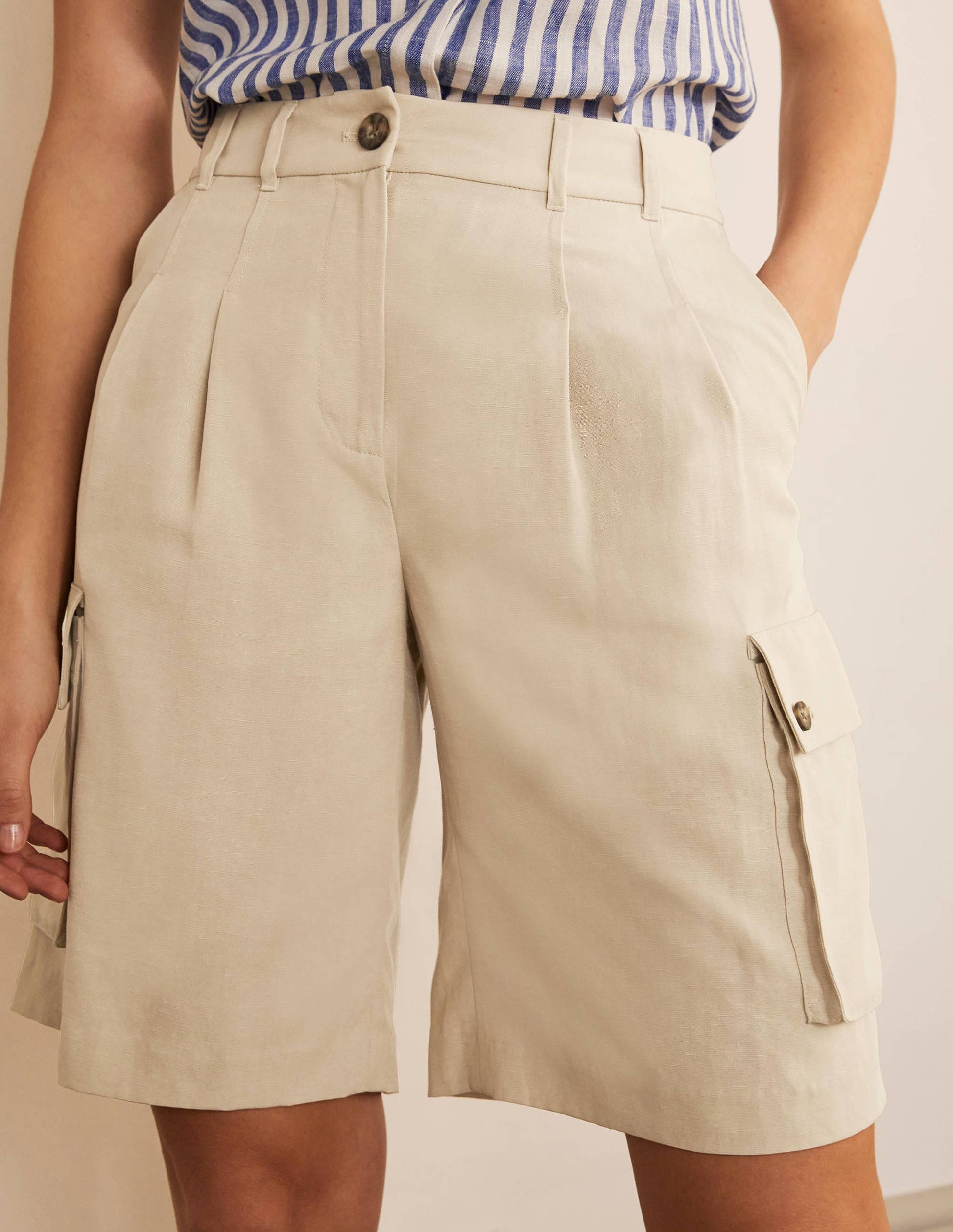 Ailesbury Cargo Shorts-Sand-4