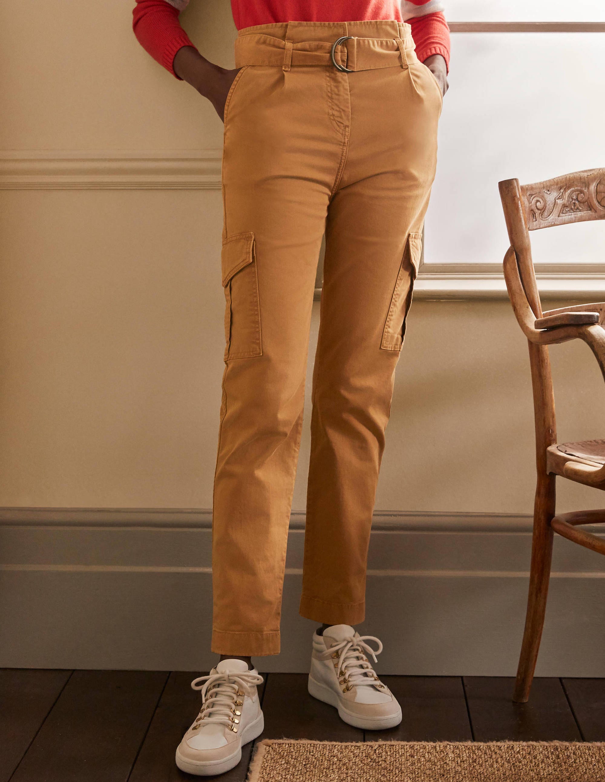 Utility Cargo Pants-Camel - Image 1