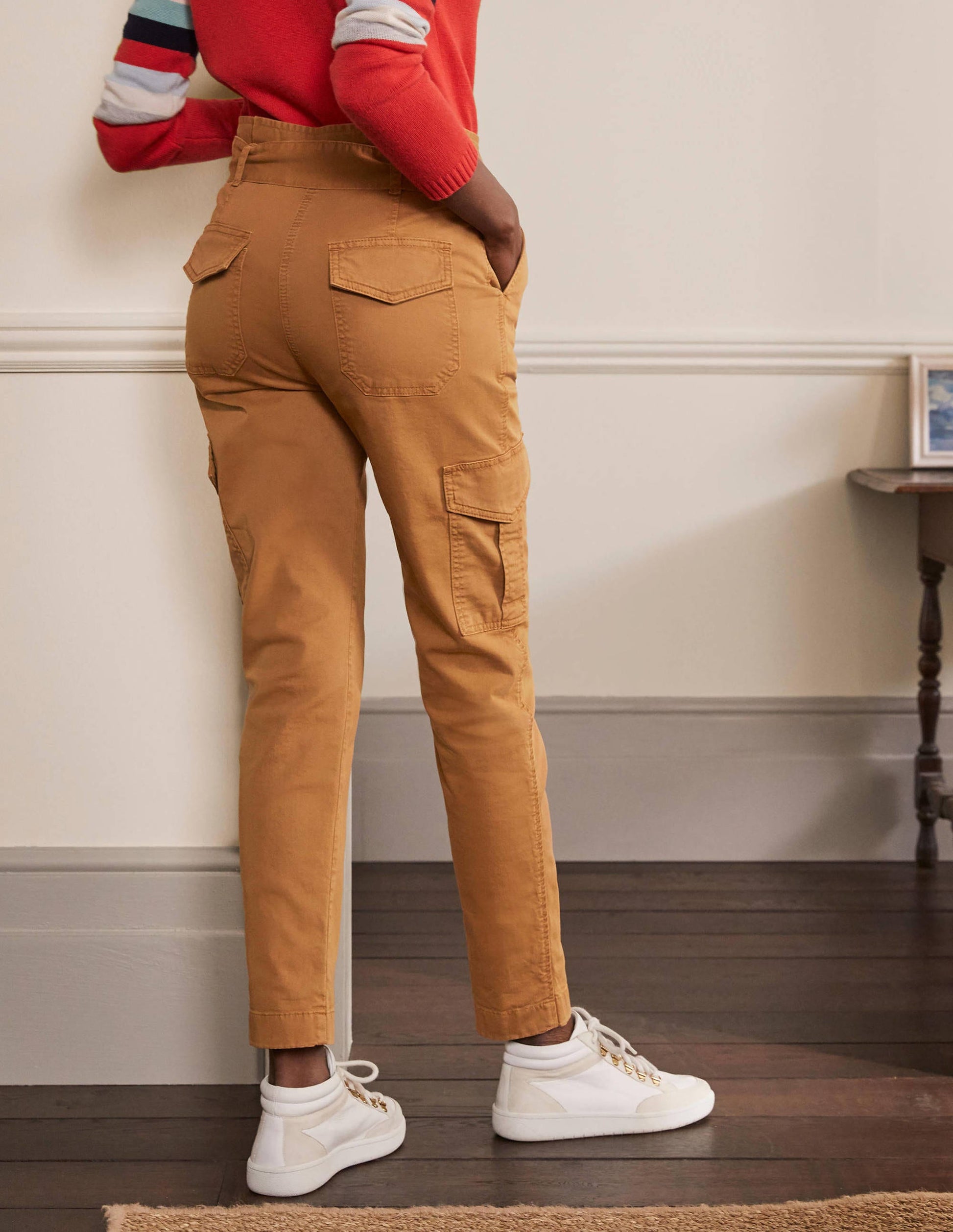 Utility Cargo Pants-Camel-2