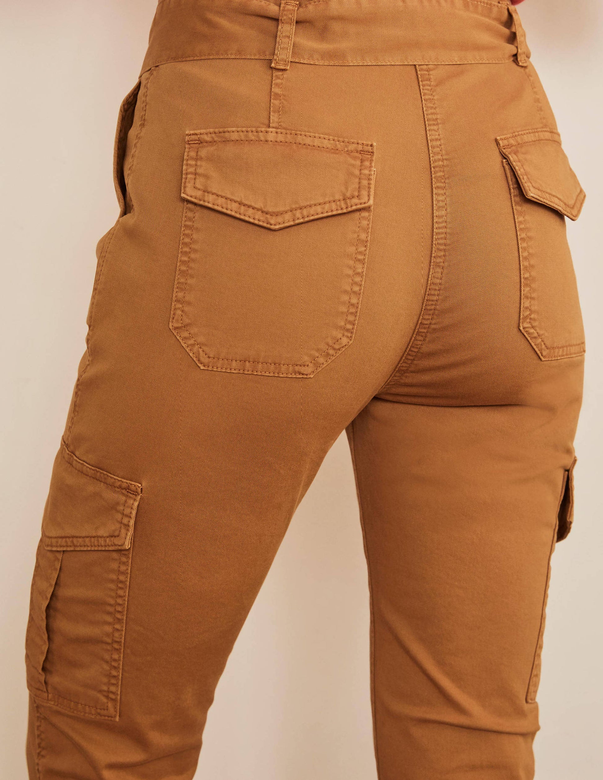 Utility Cargo Pants-Camel-4
