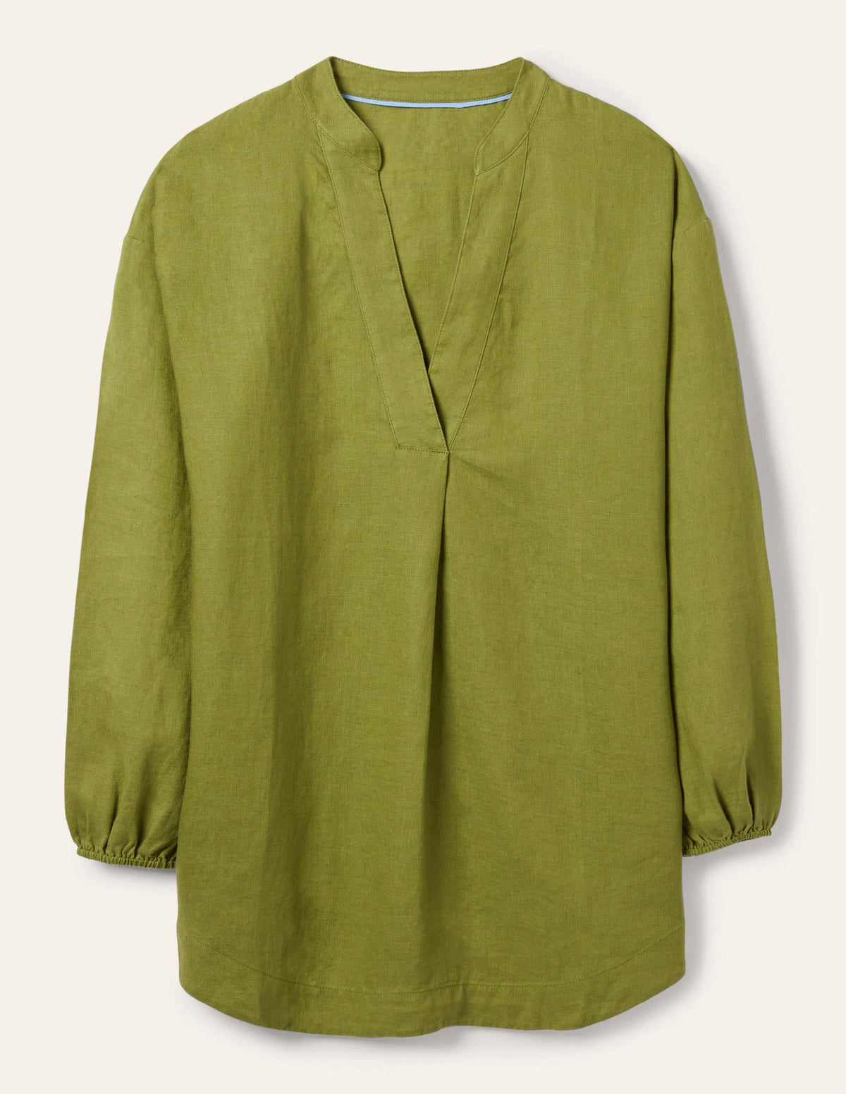 Hannah Linen Shirt-Pea-5