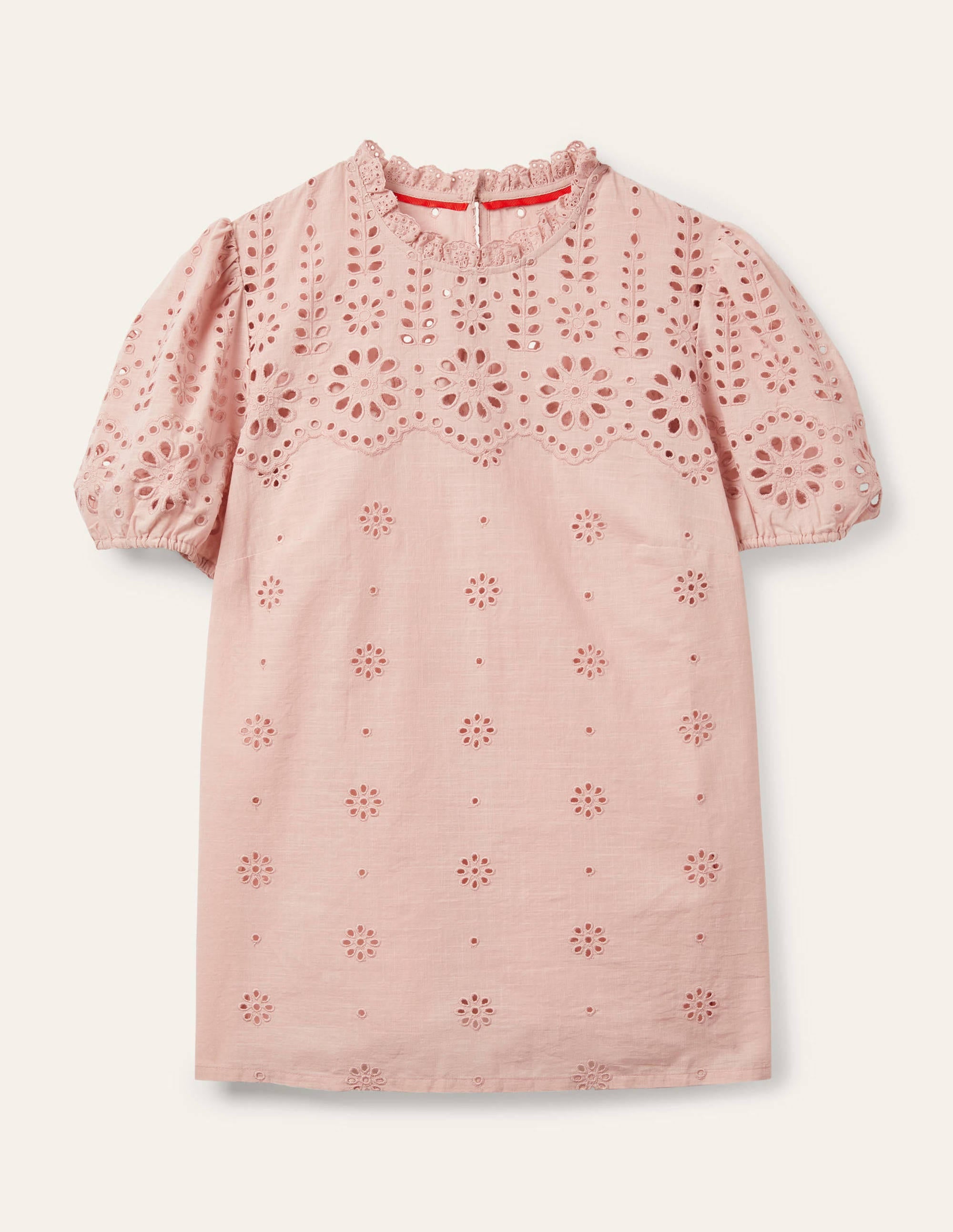 Altheda Broderie Top-Milkshake - Image 7