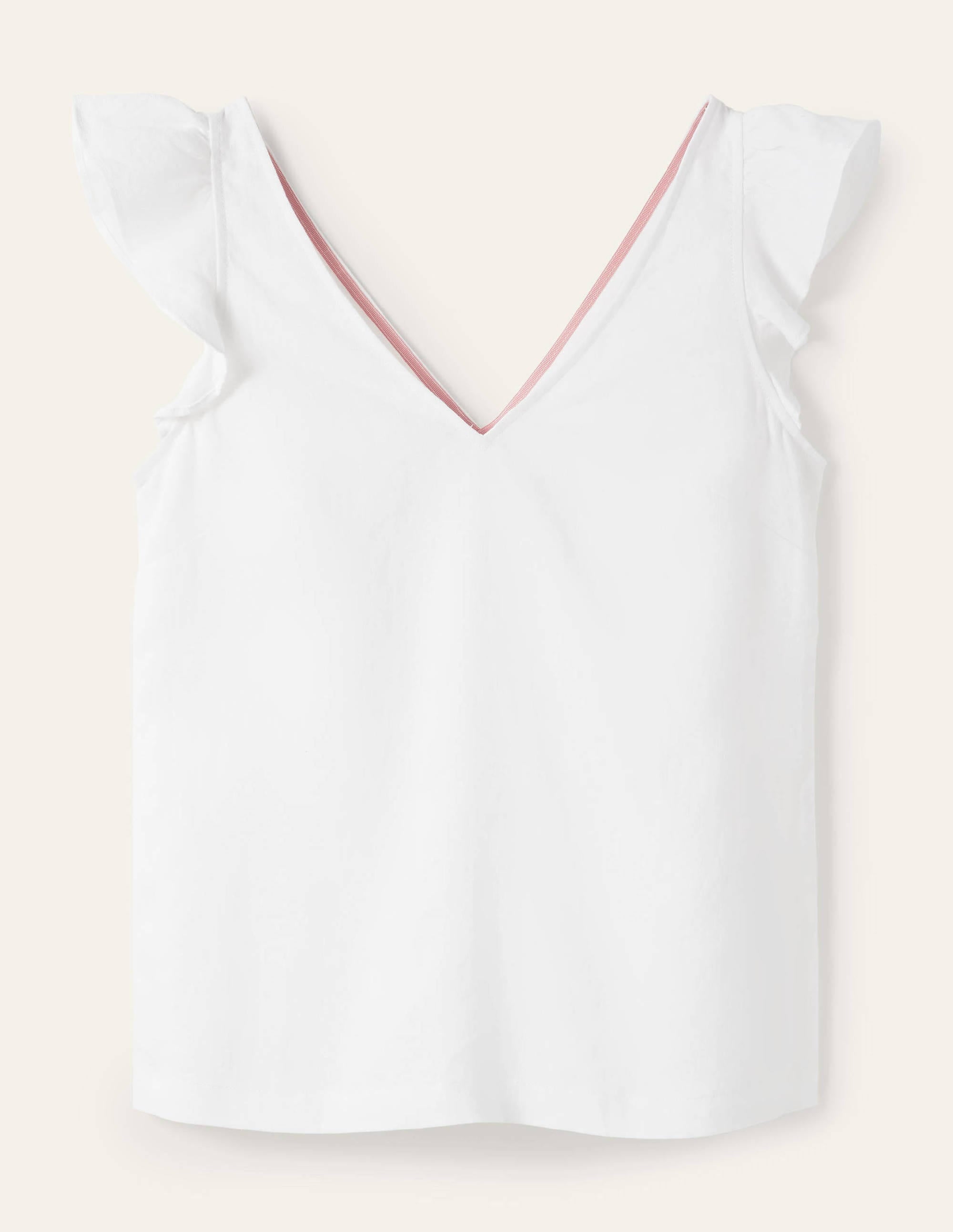 Andrea Linen Top-White - Image 5