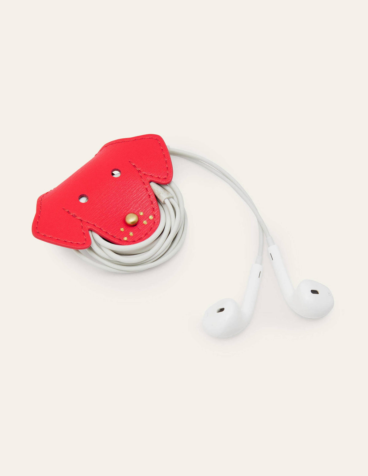Animal Cable Tidy-Cherry Red - Dog-3