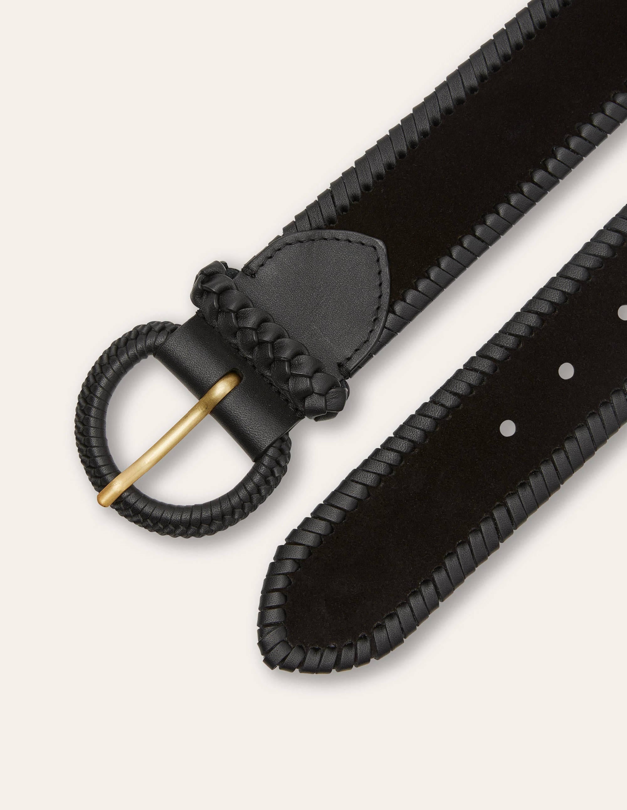 Woven Waist Belt-Black - Image 2