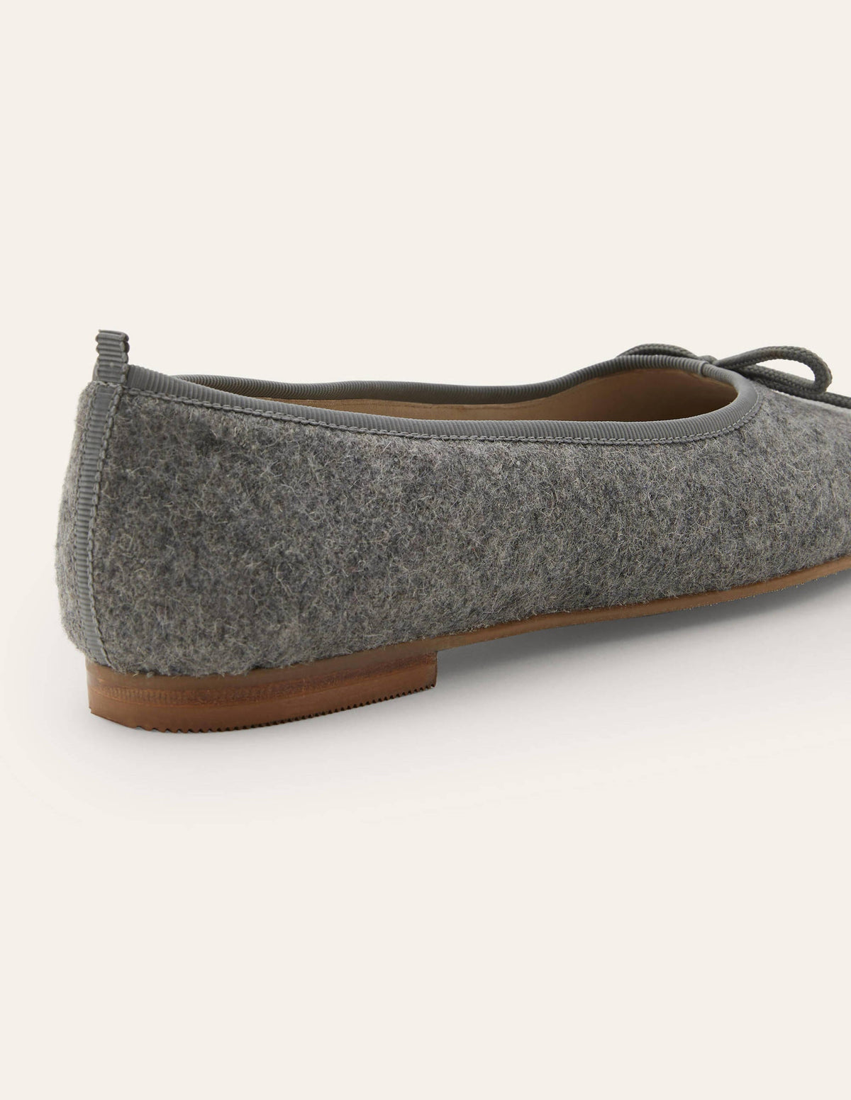 High Cut Ballerinas-Grey Marl-4