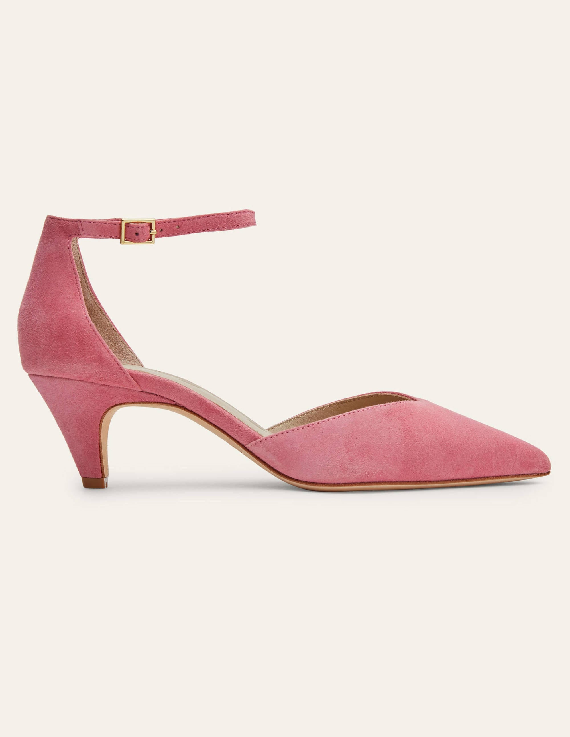 Ankle Strap Heels-Dusk Cloud Pink - Image 2