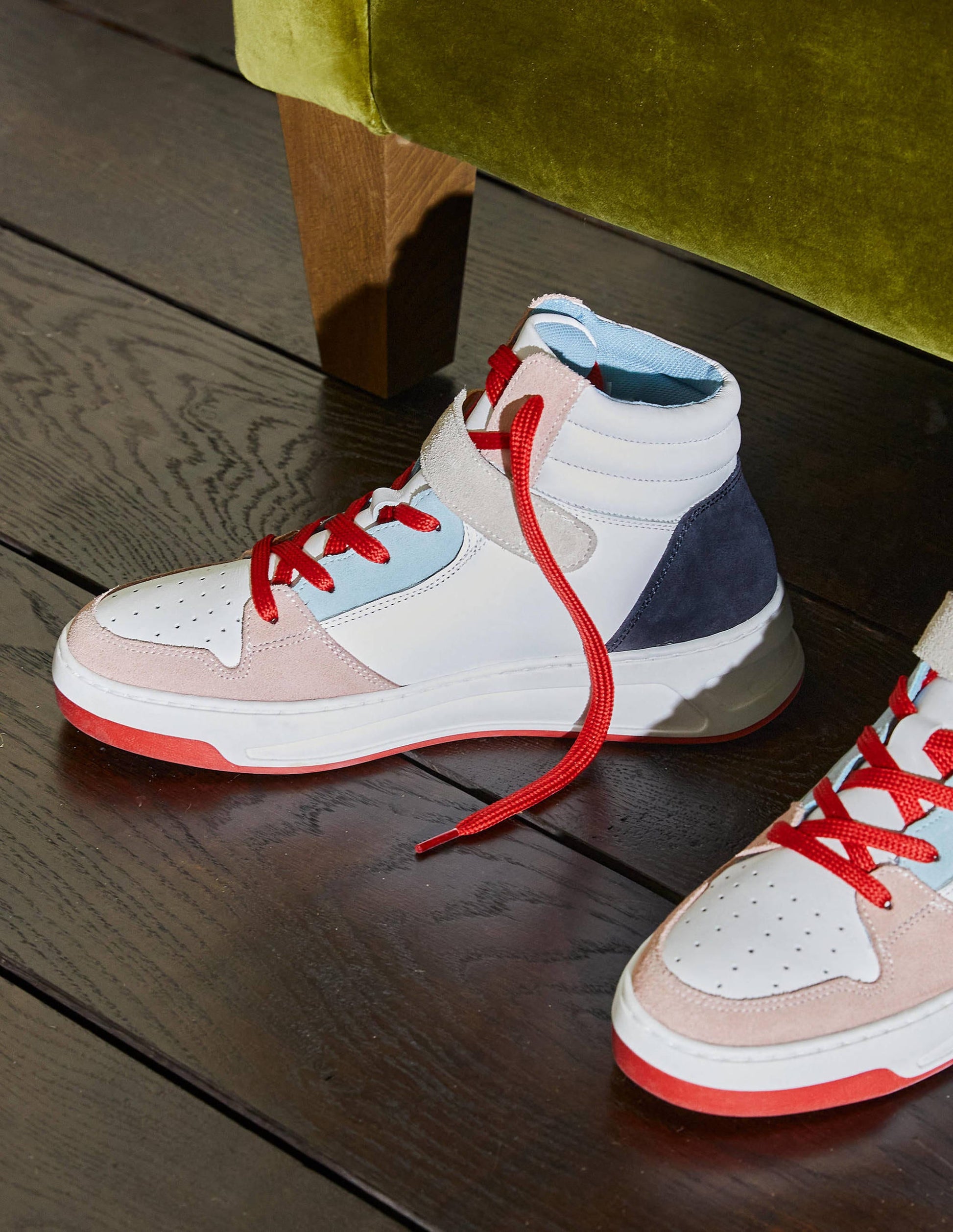 Heather High Top Sneakers-Multi-1