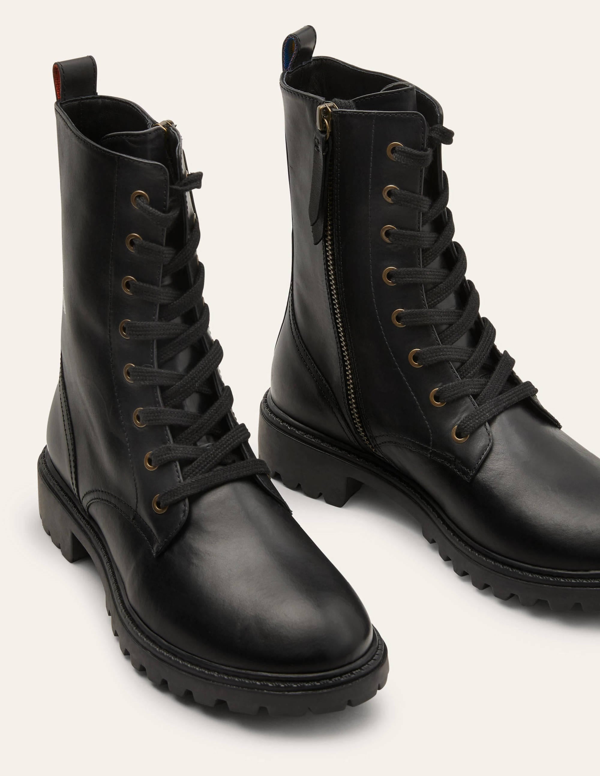 Lace-up Boots-Black - Image 3