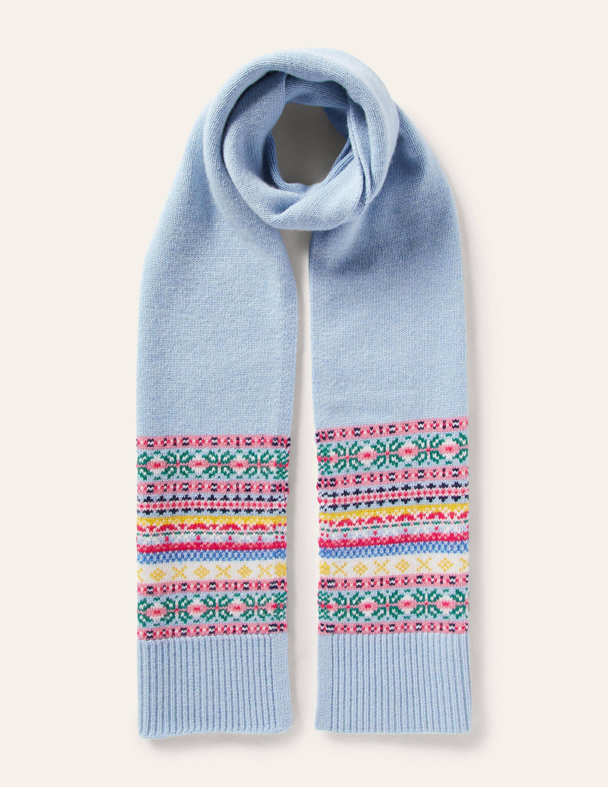 Fair Isle Scarf-Frost-1