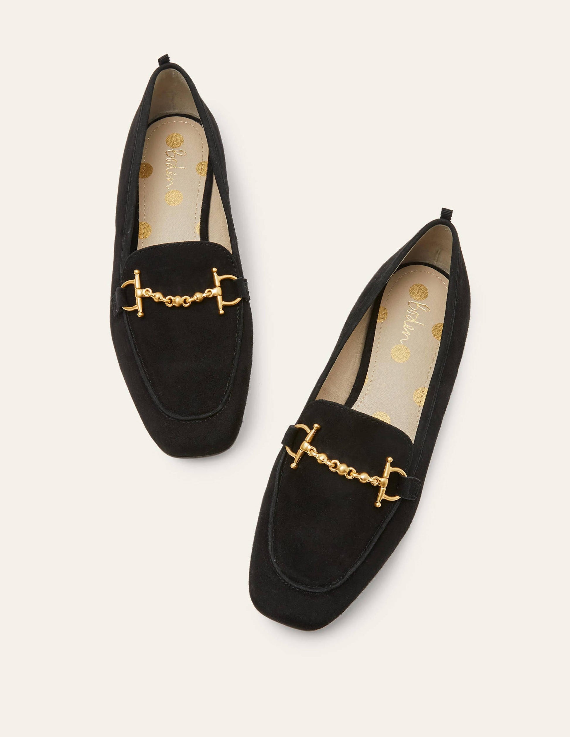 Snaffle Loafers-Black Suede-3