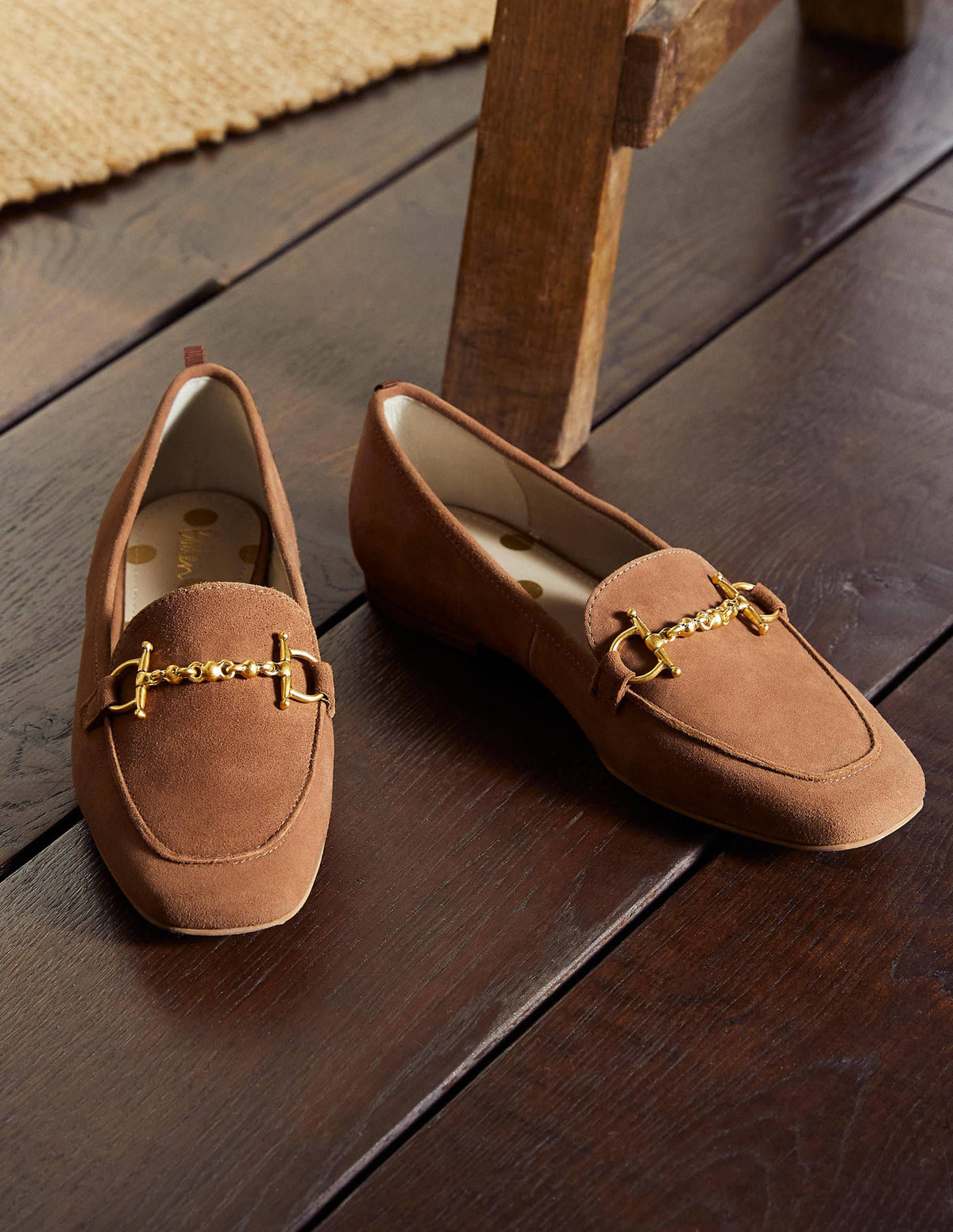 Snaffle Loafers-Tan Suede-1