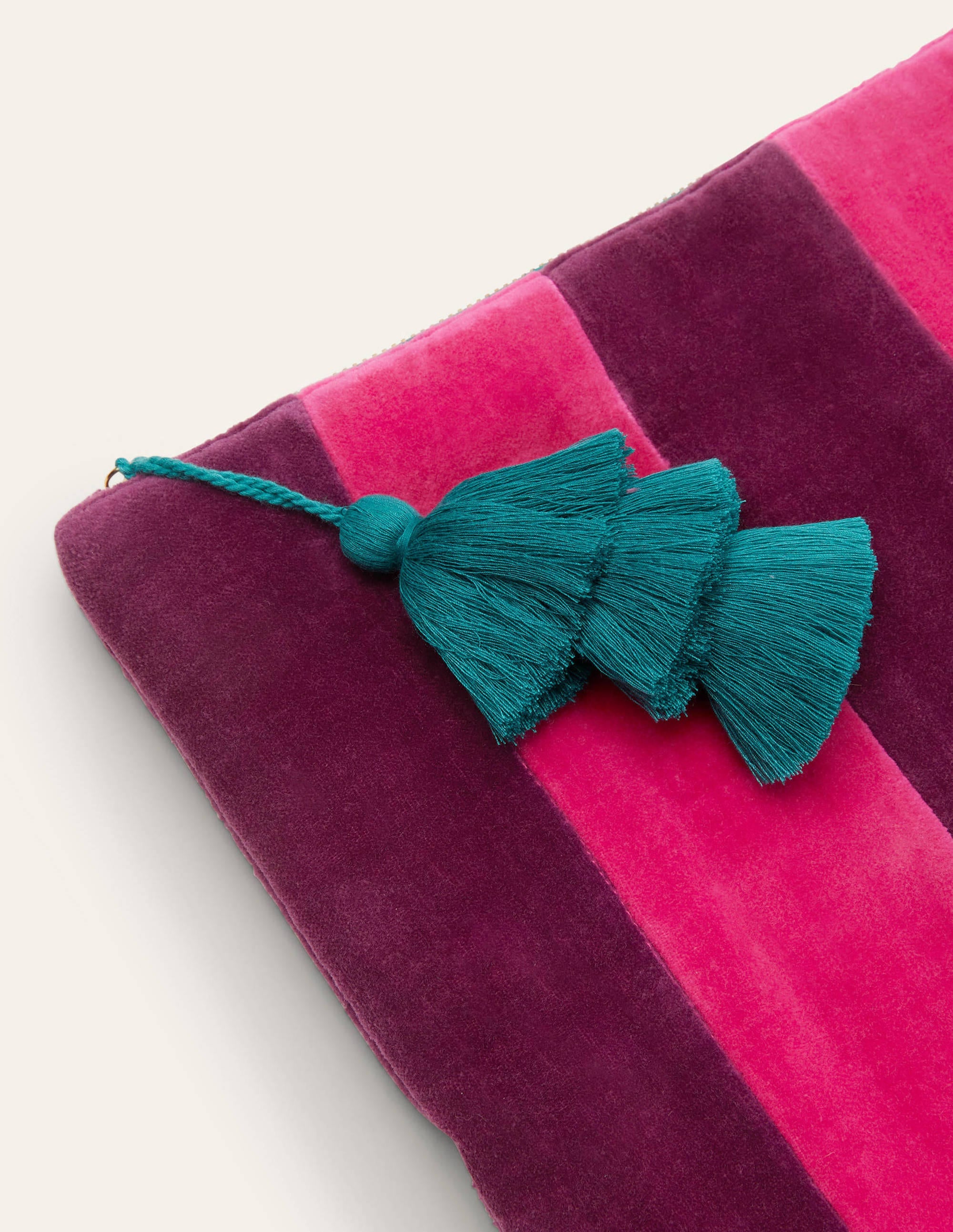 Velvet Laptop Pouch-Festival Pink/Wine - Image 2