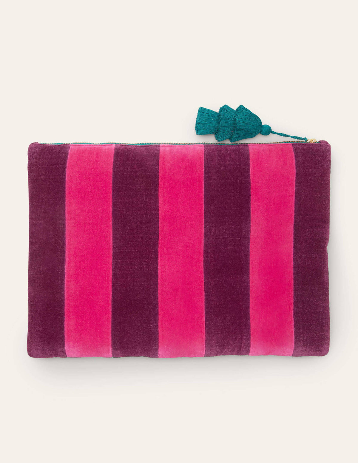 Velvet Laptop Pouch-Festival Pink/Wine - Image 4